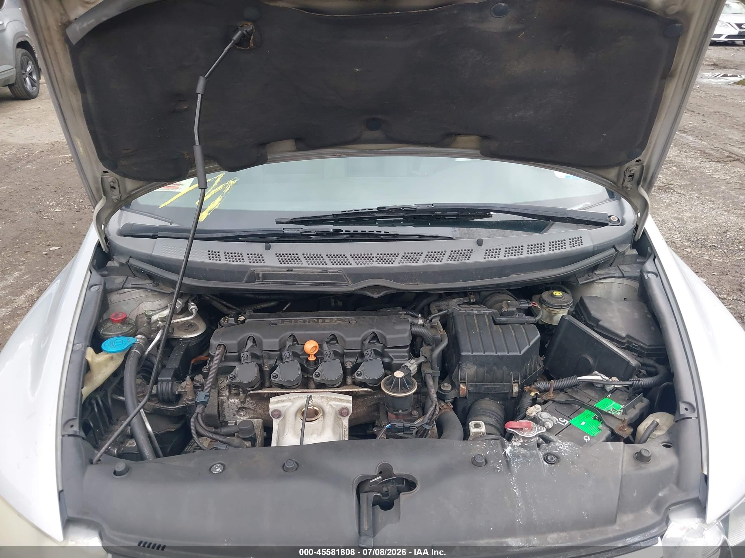 2007 Honda Civic Ex Silver vin: 1HGFA168X7L098040