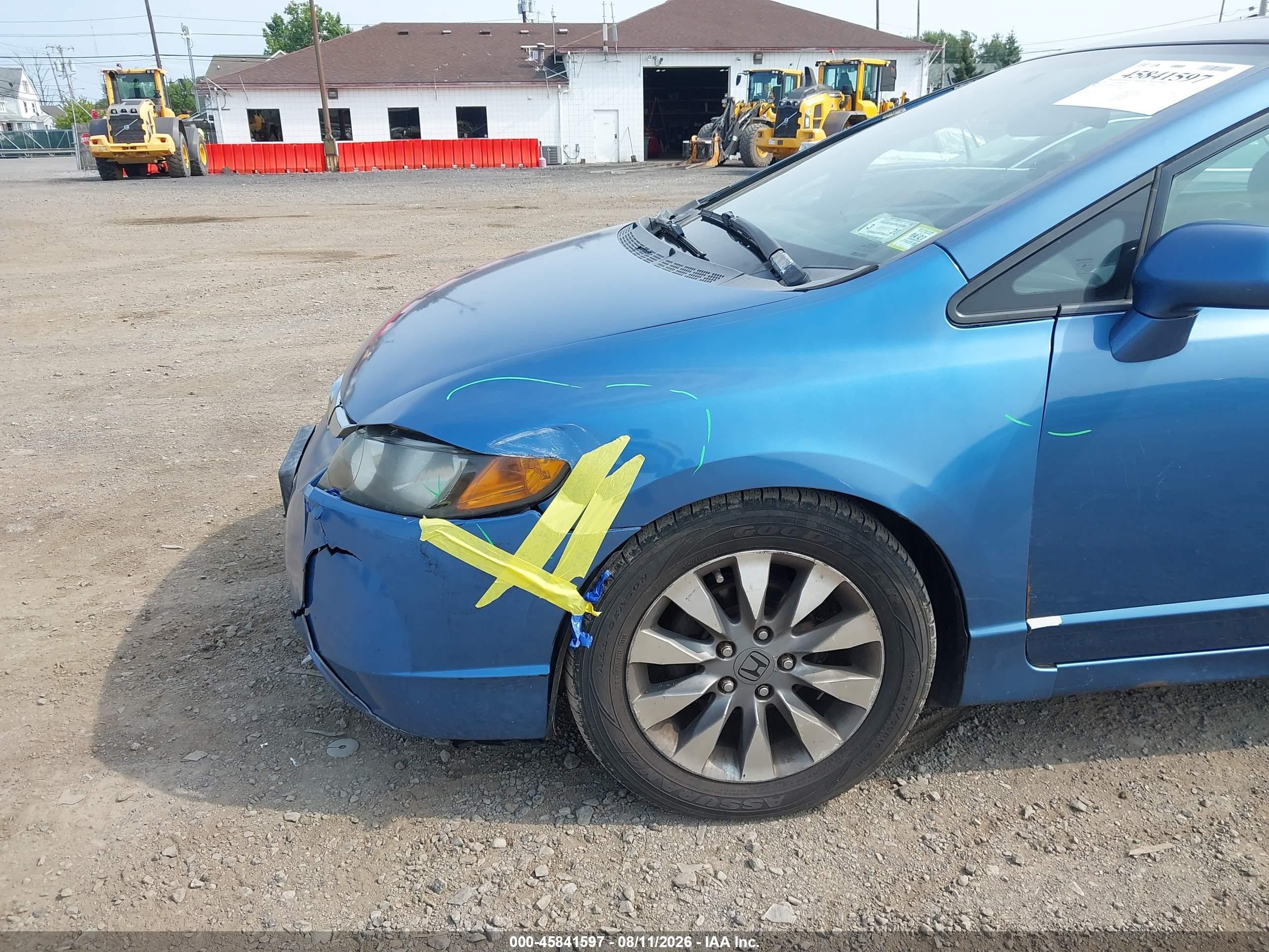 2007 Honda Civic Ex Blue vin: 1HGFA168X7L120568