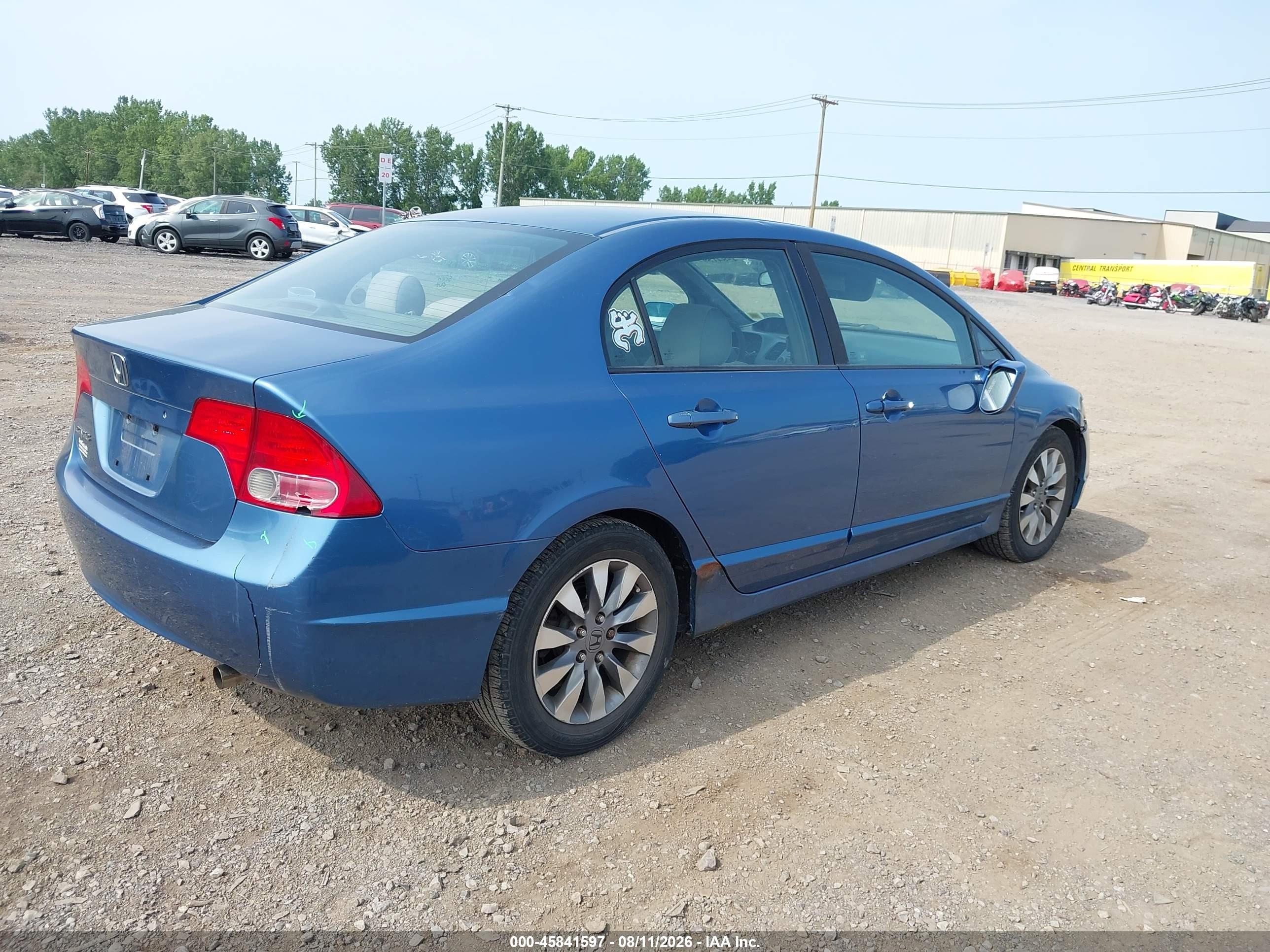 2007 Honda Civic Ex Blue vin: 1HGFA168X7L120568