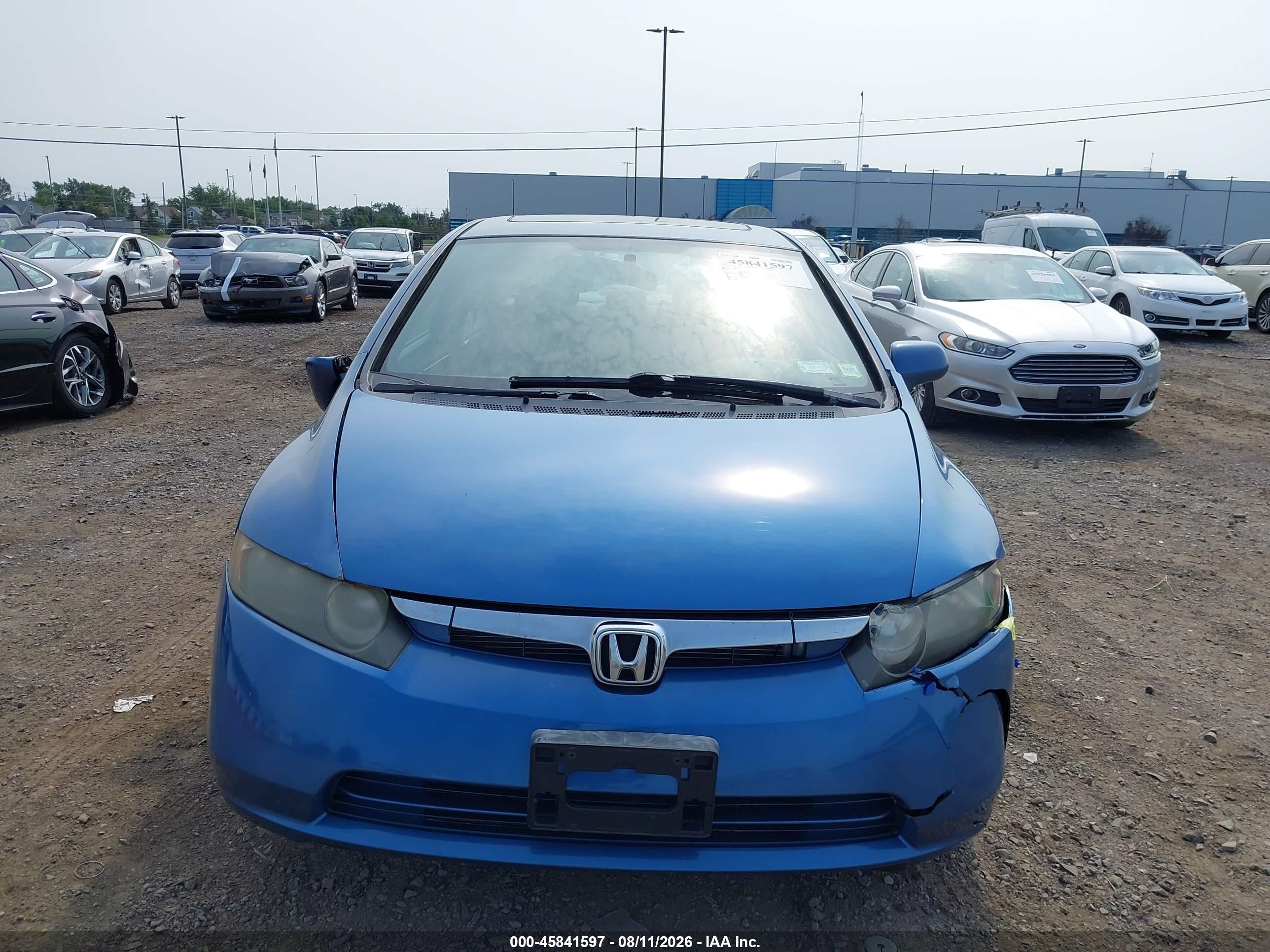 2007 Honda Civic Ex Blue vin: 1HGFA168X7L120568