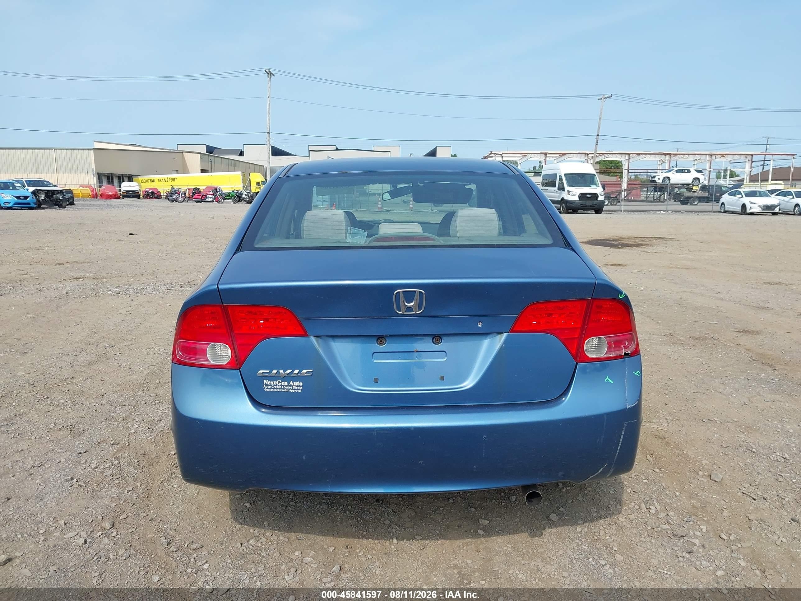 2007 Honda Civic Ex Blue vin: 1HGFA168X7L120568