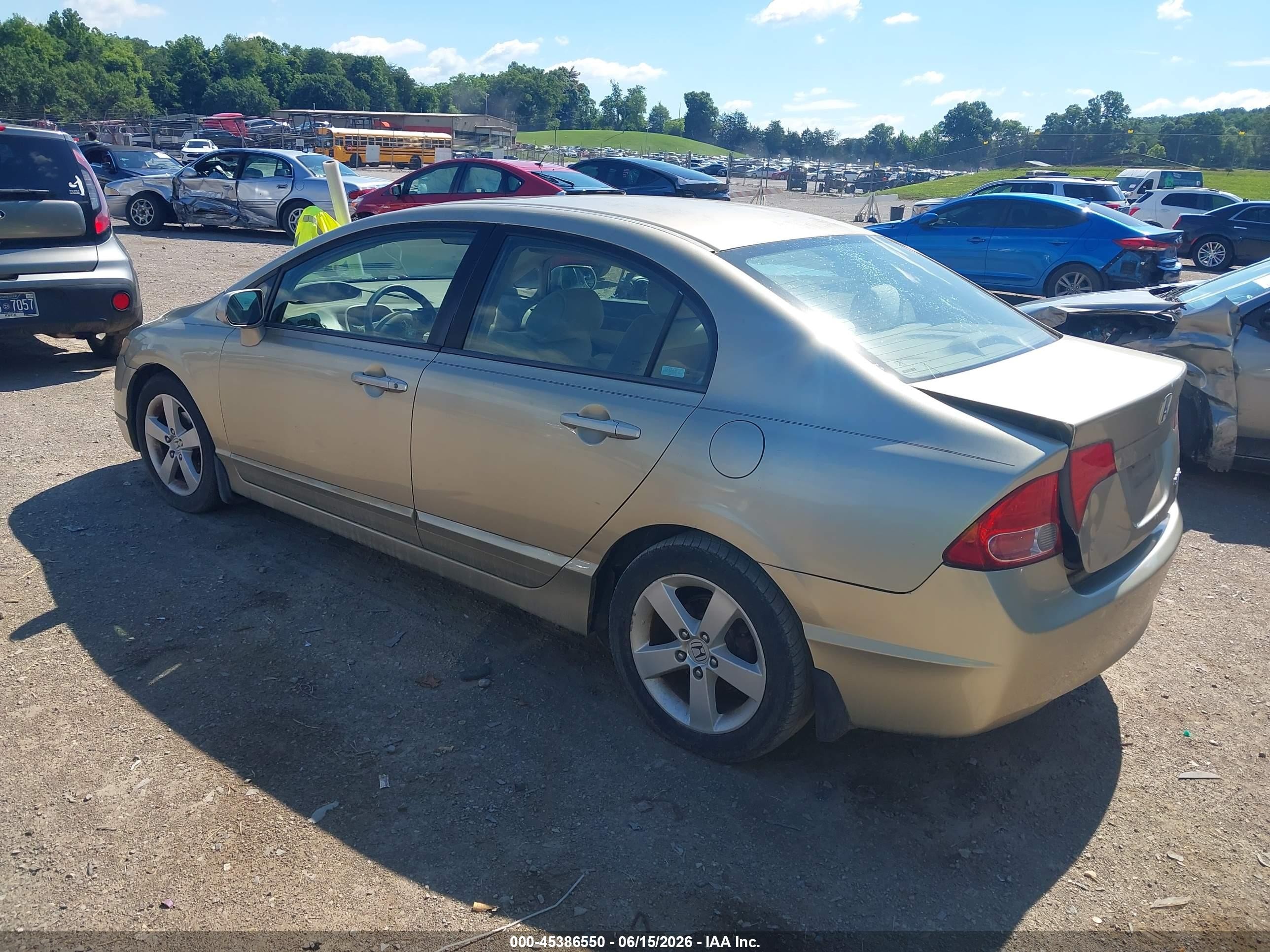 2007 Honda Civic Ex Gold vin: 1HGFA168X7L129822