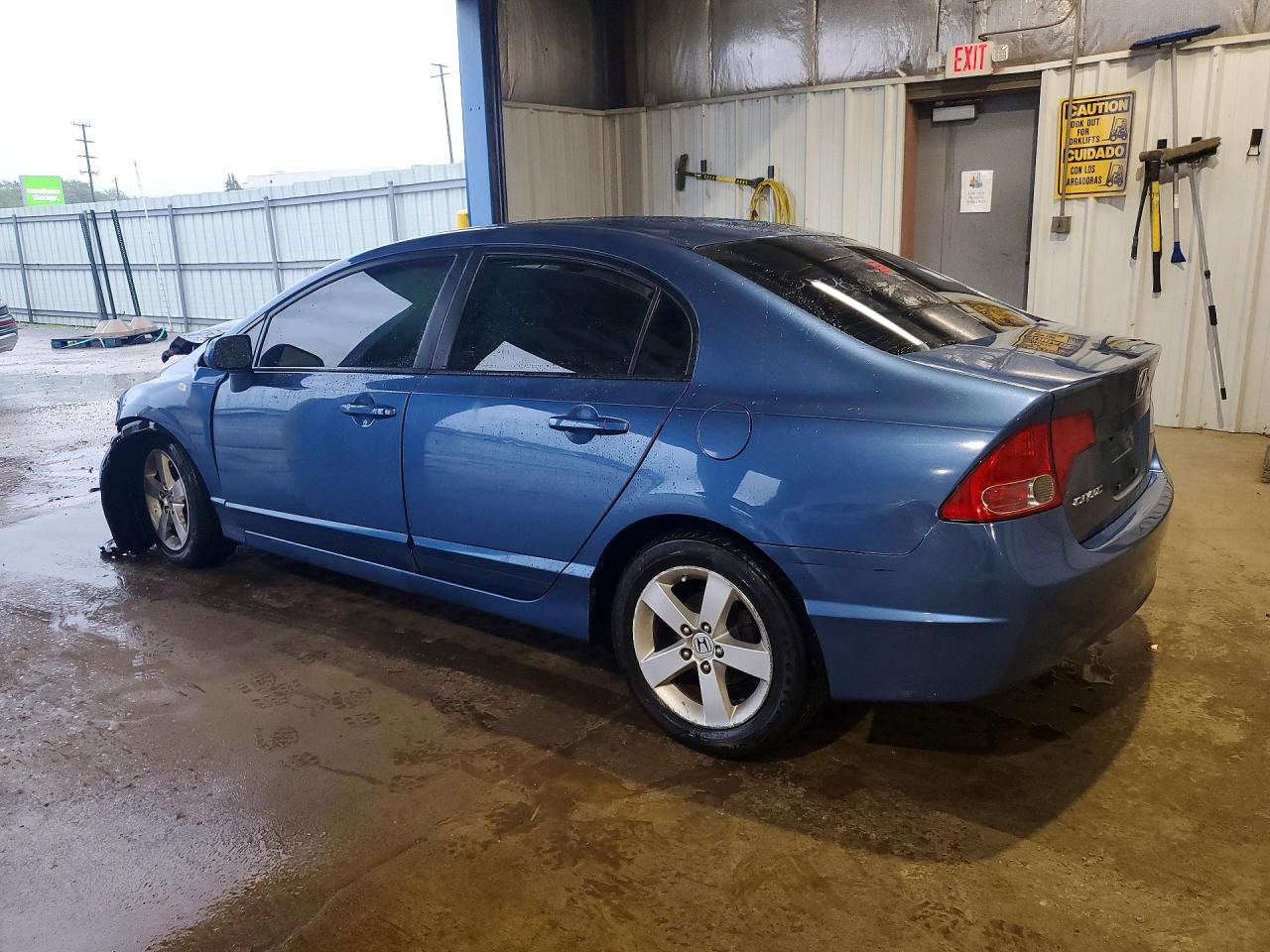 2007 Honda Civic Ex Синий vin: 1HGFA168X7L136575