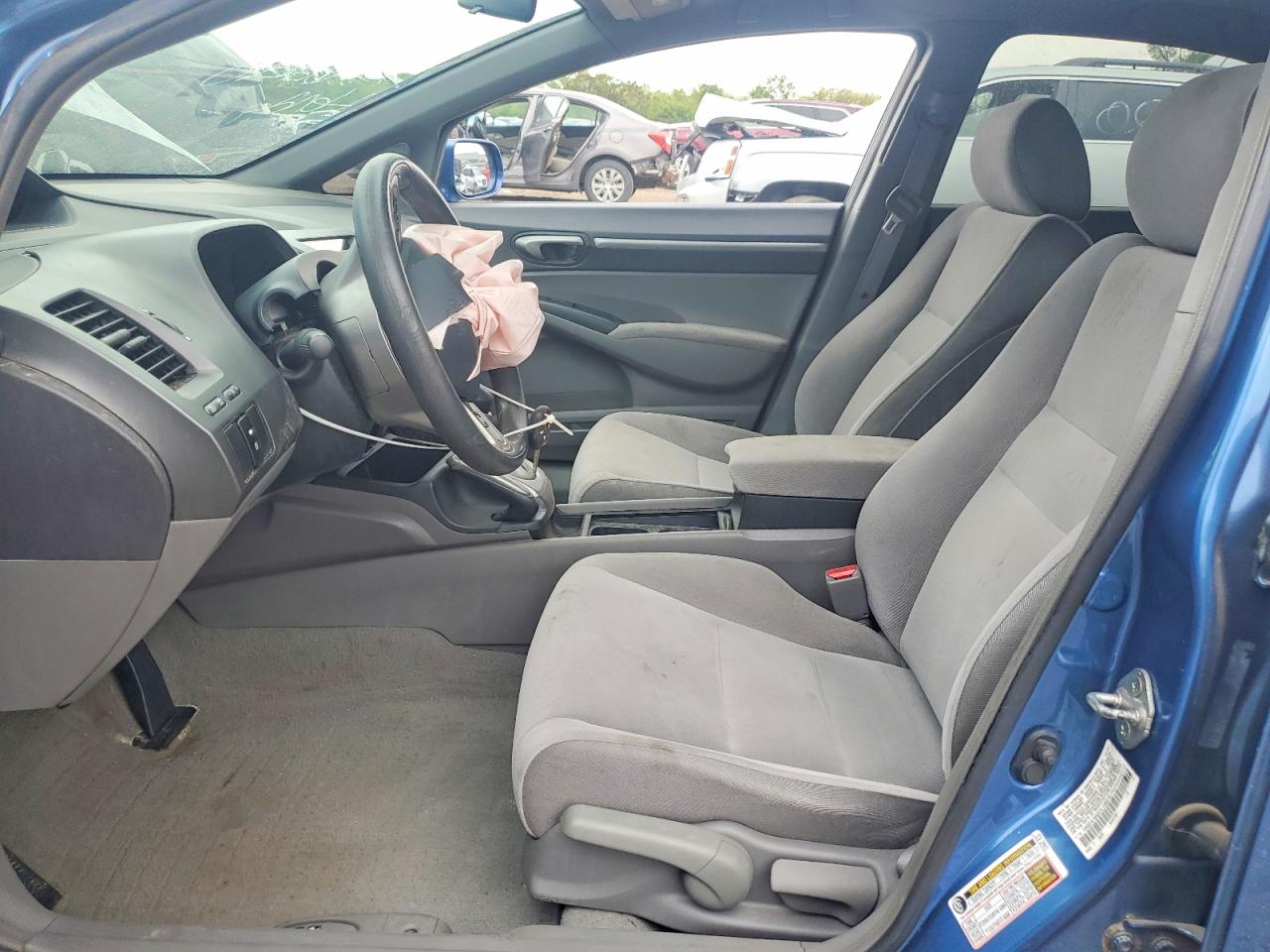 2007 Honda Civic Ex Синий vin: 1HGFA168X7L136575