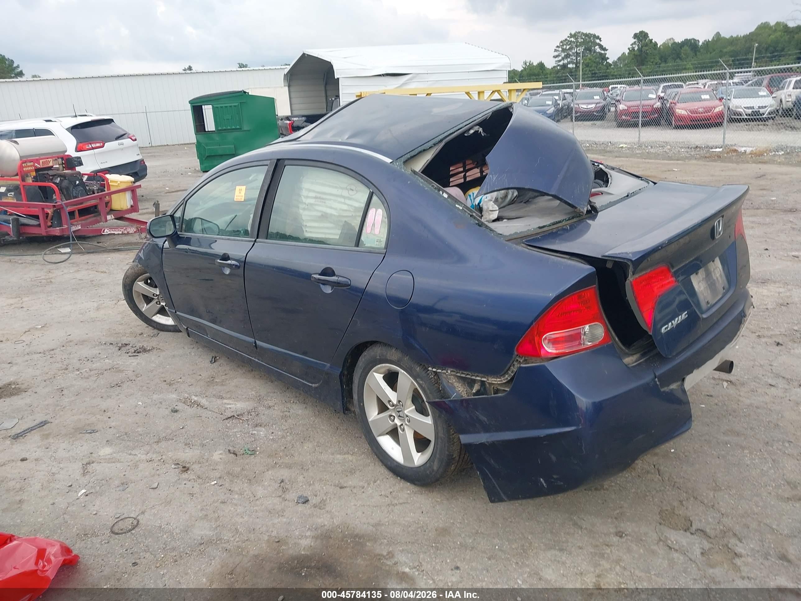 2007 Honda Civic Ex Blue vin: 1HGFA168X7L143980