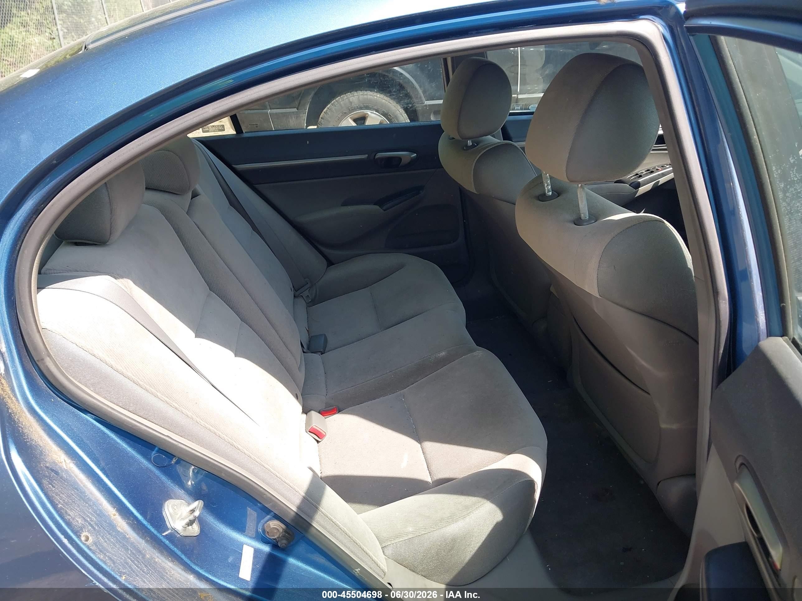 2008 Honda Civic Ex Blue vin: 1HGFA168X8L004160