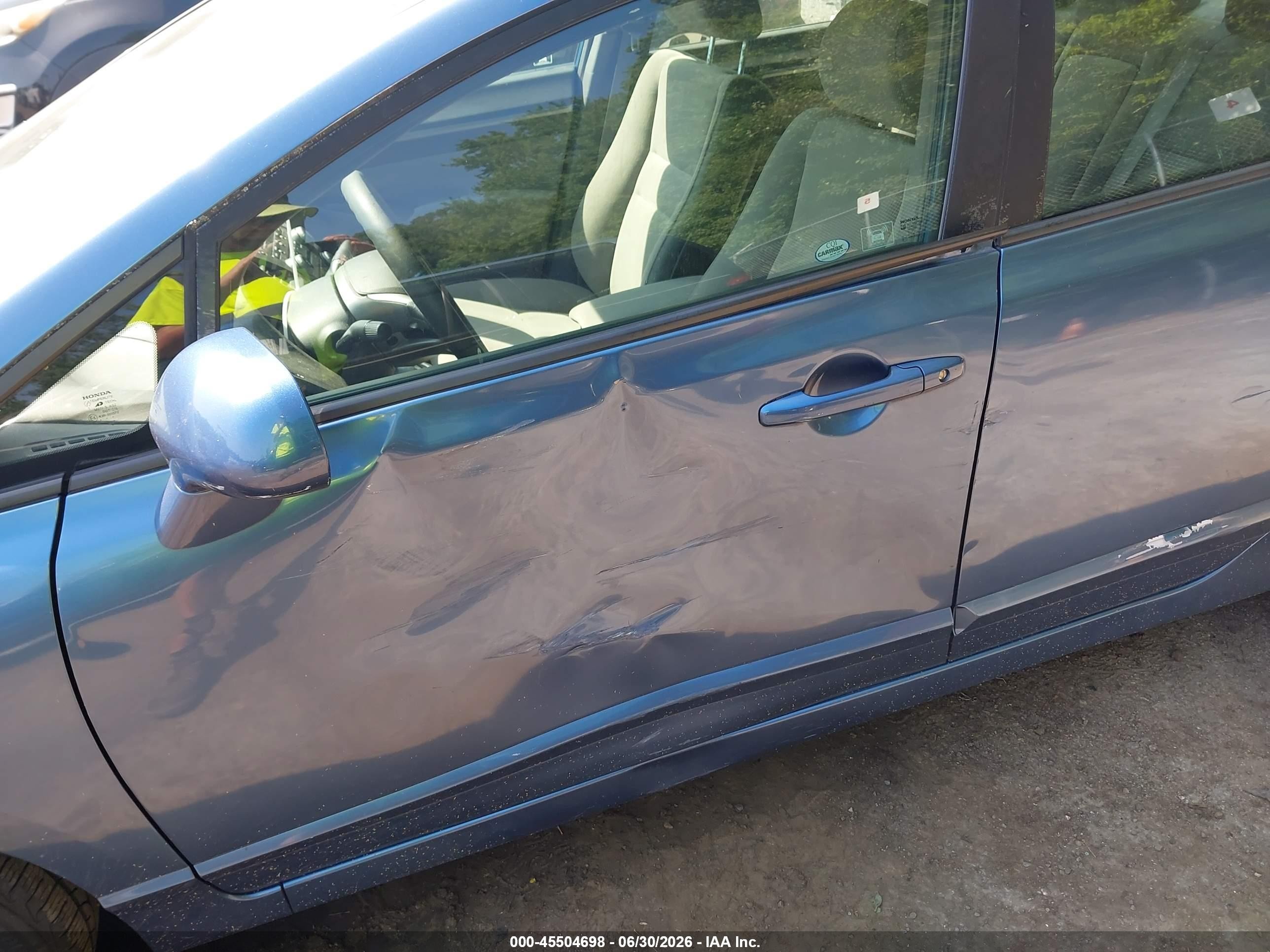 2008 Honda Civic Ex Blue vin: 1HGFA168X8L004160