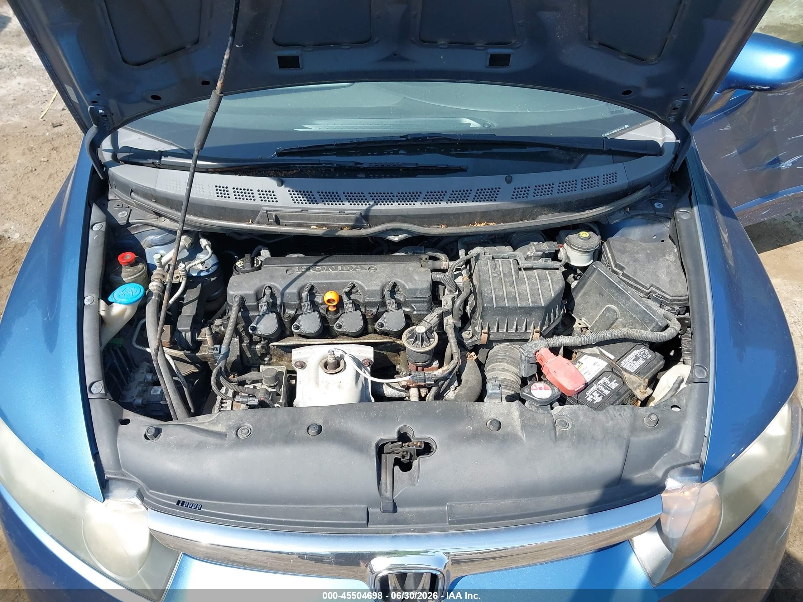 2008 Honda Civic Ex Blue vin: 1HGFA168X8L004160