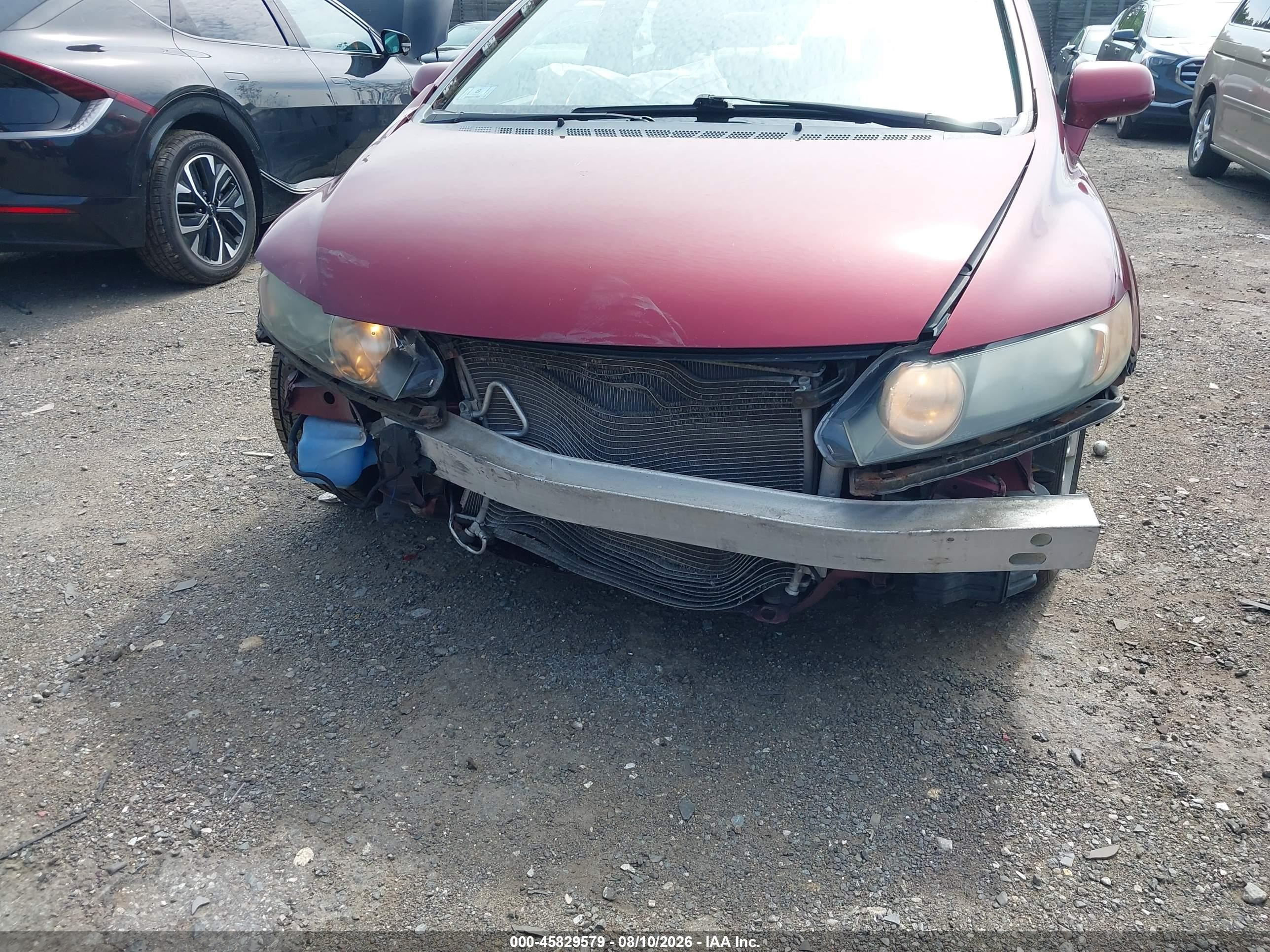 2008 Honda Civic Ex Red vin: 1HGFA168X8L087234