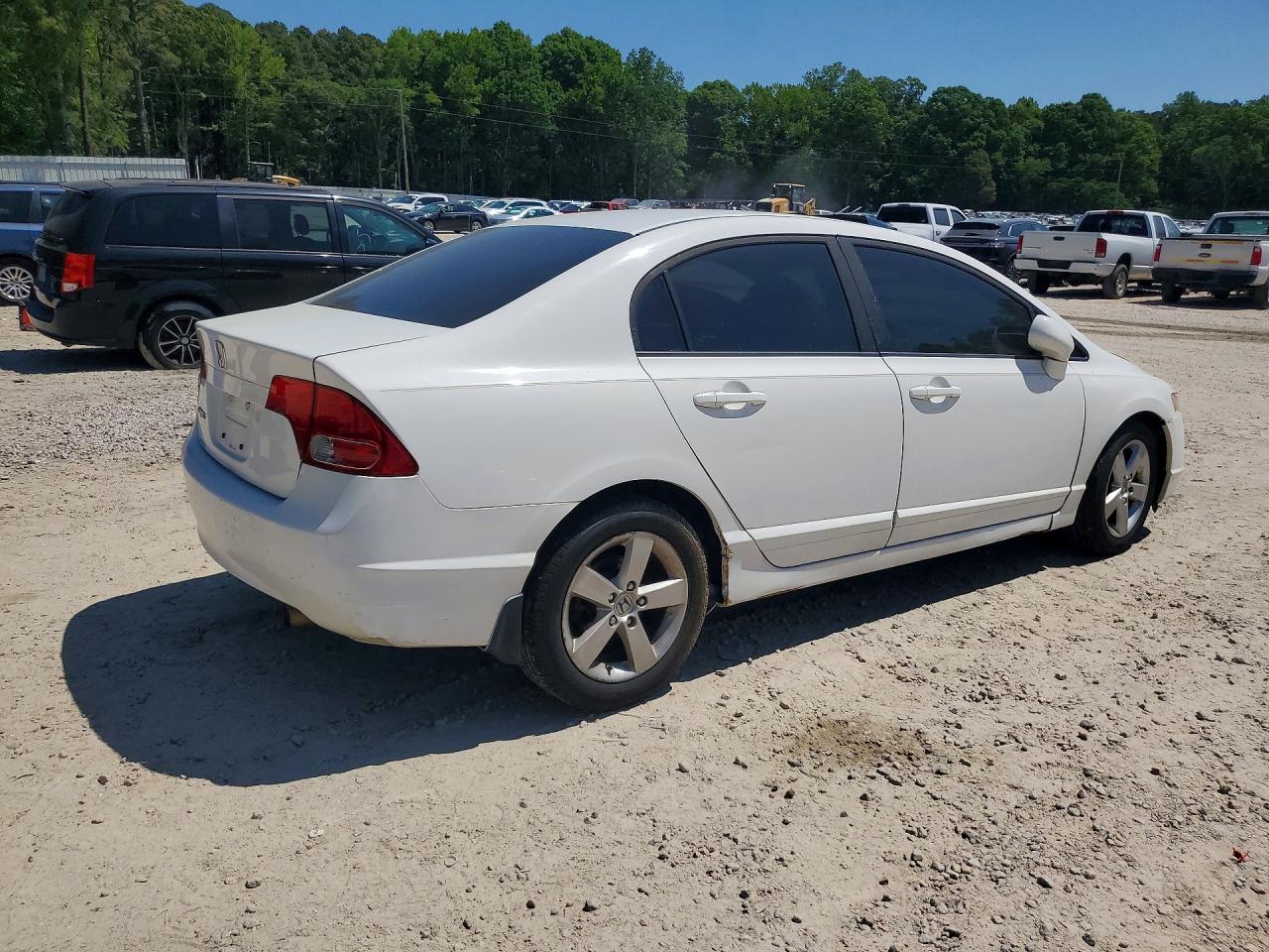 2008 Honda Civic Ex White vin: 1HGFA168X8L104453