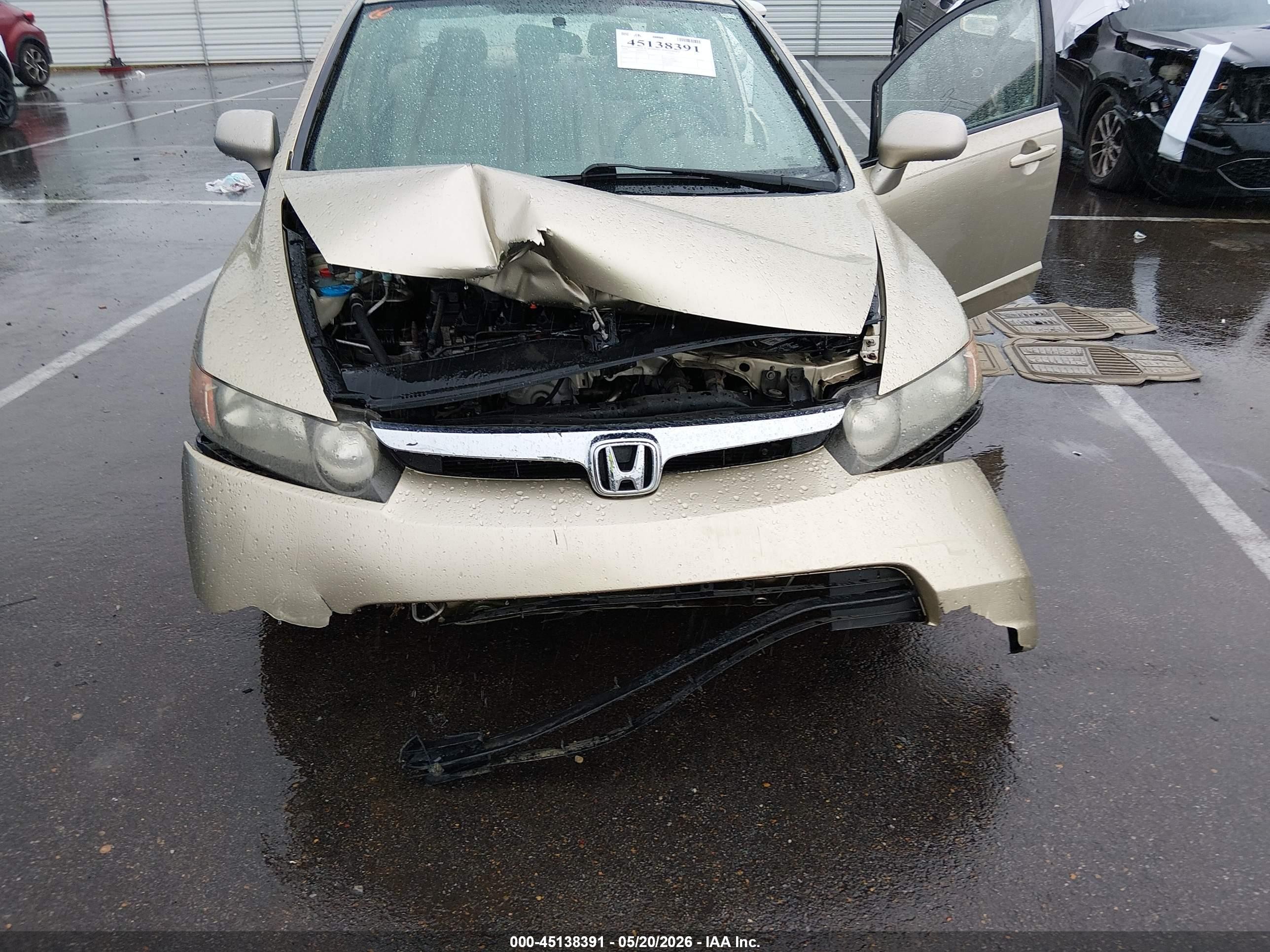 2008 Honda Civic Ex Brown vin: 1HGFA168X8L117378