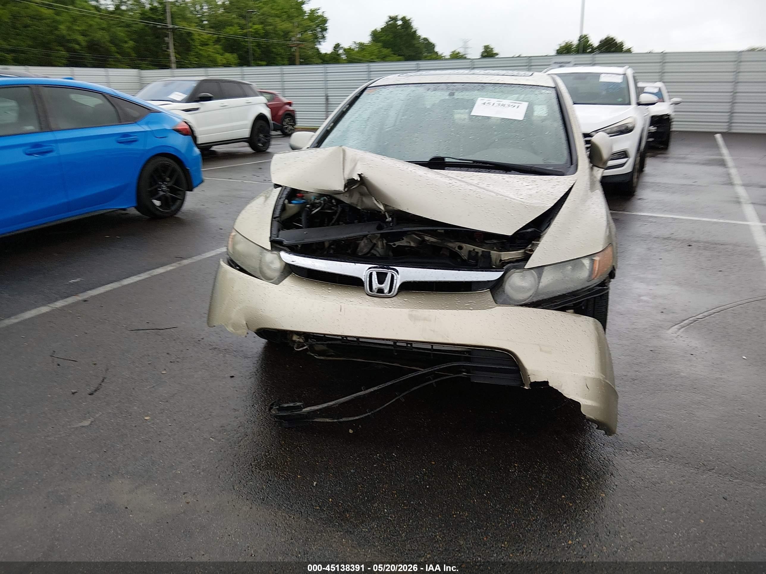 2008 Honda Civic Ex Brown vin: 1HGFA168X8L117378