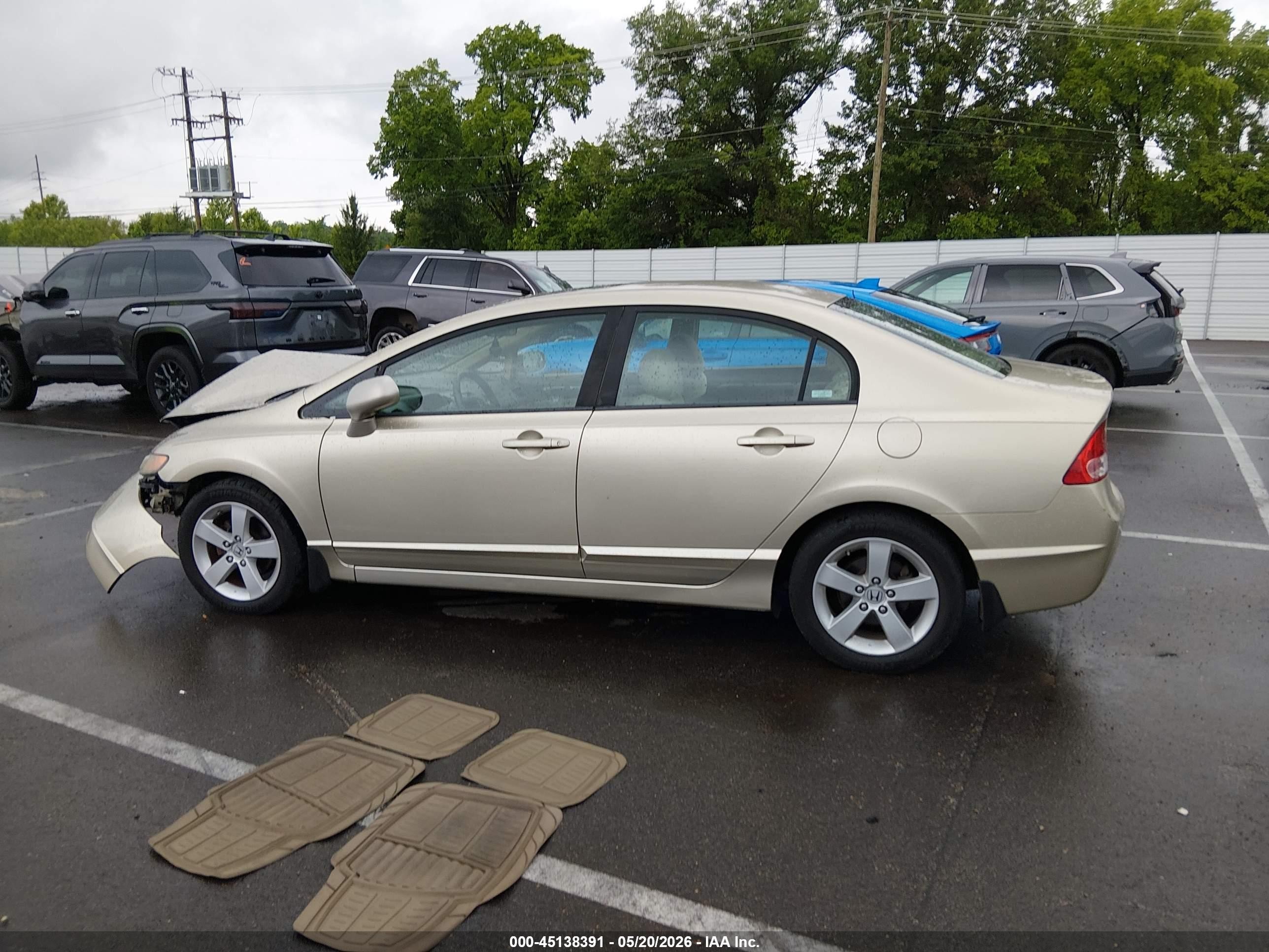 2008 Honda Civic Ex Brown vin: 1HGFA168X8L117378