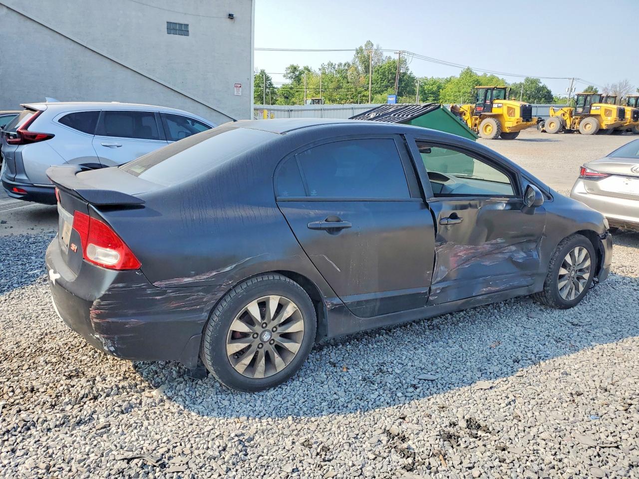 2009 Honda Civic Ex Black vin: 1HGFA168X9L008629