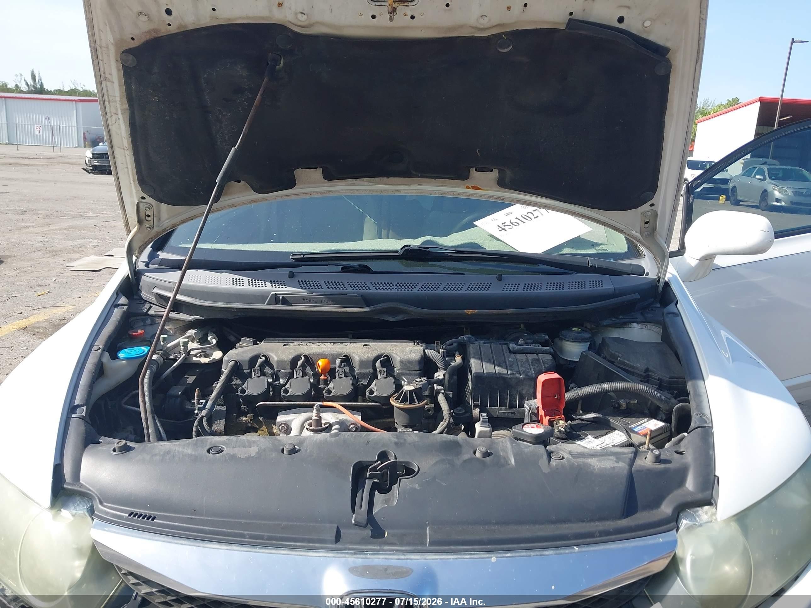 2009 Honda Civic Ex White vin: 1HGFA168X9L025902