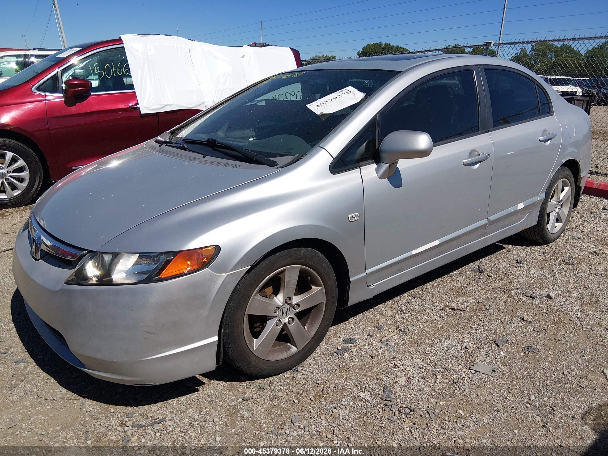 2008 Honda Civic Ex-l Silver vin: 1HGFA16908L076039