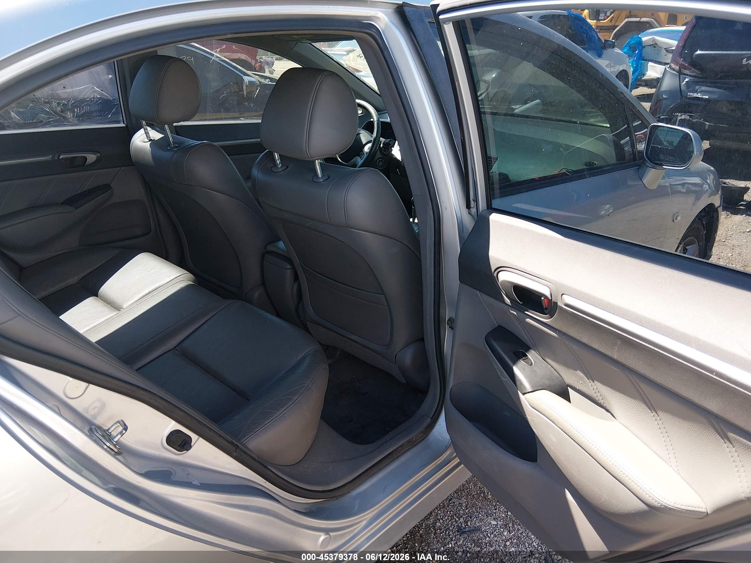 2008 Honda Civic Ex-l Silver vin: 1HGFA16908L076039