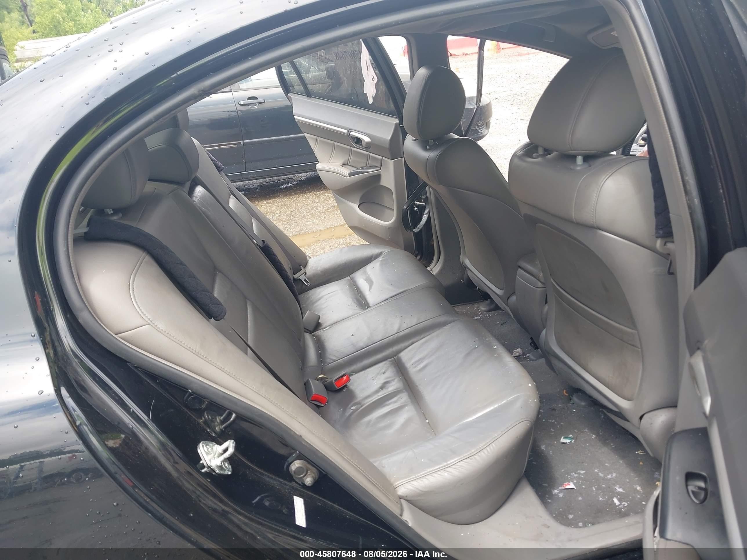 2008 Honda Civic Ex-l Black vin: 1HGFA16908L110111