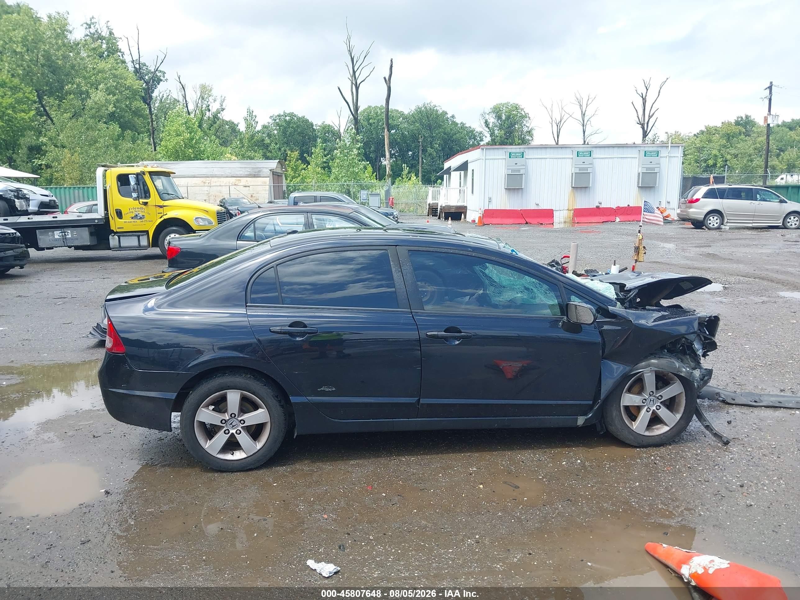 2008 Honda Civic Ex-l Black vin: 1HGFA16908L110111