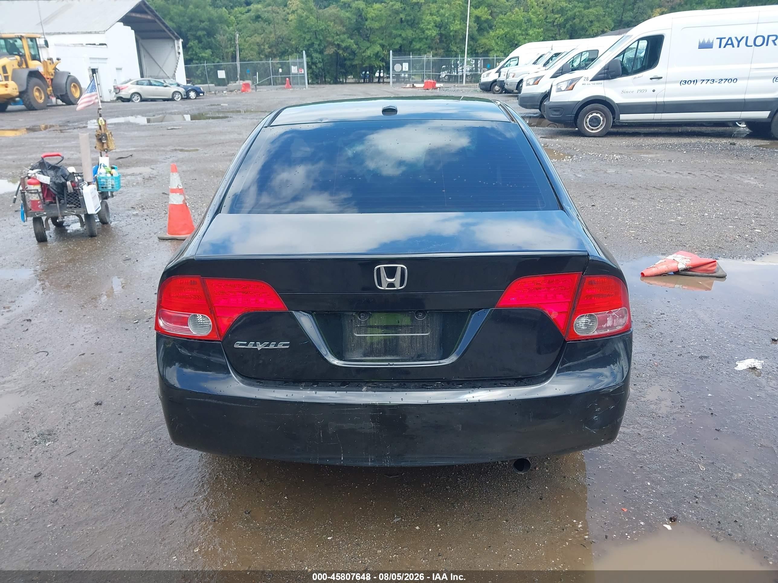 2008 Honda Civic Ex-l Black vin: 1HGFA16908L110111