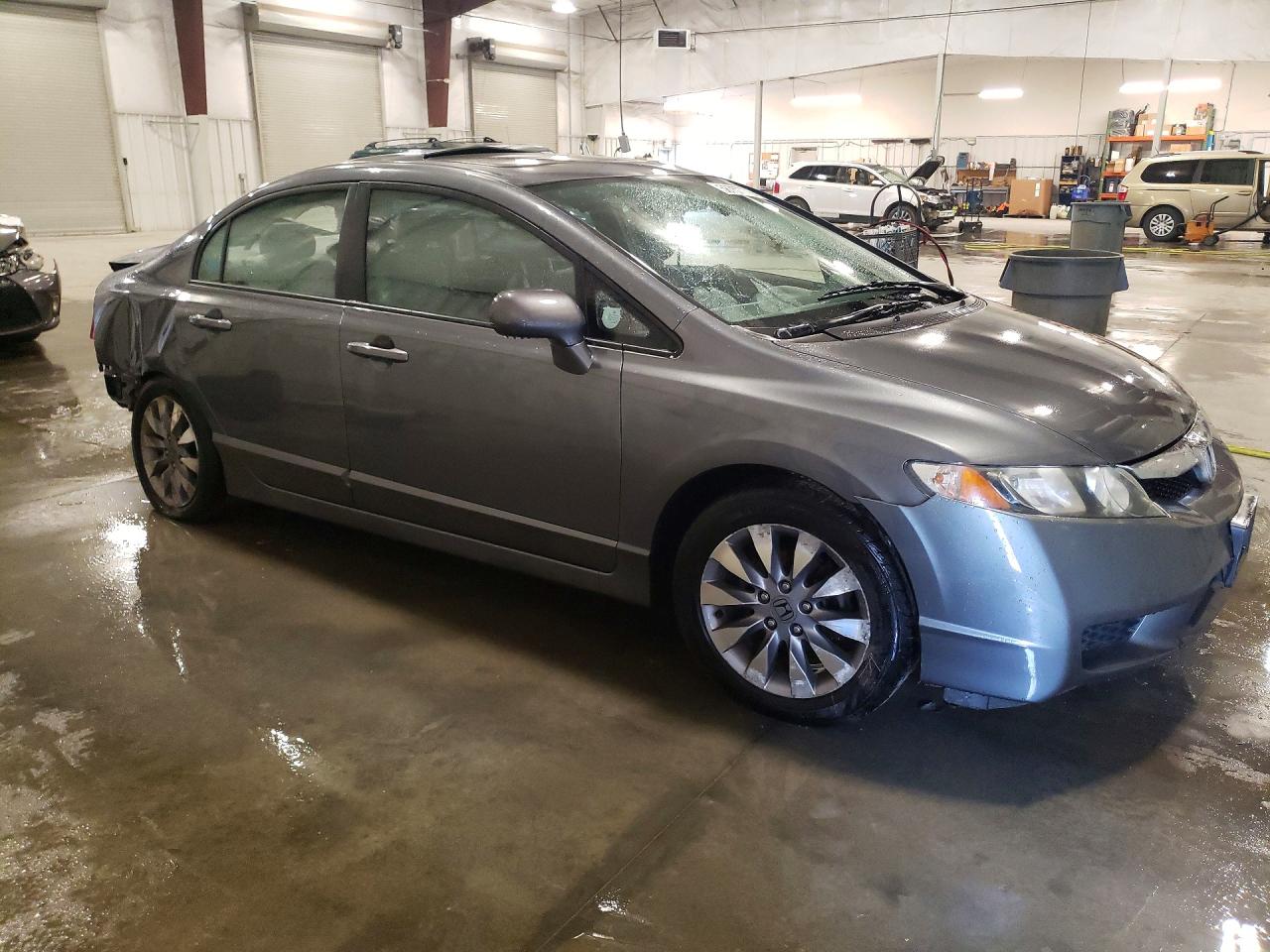 2009 Honda Civic Exl Серебряный vin: 1HGFA16909L011547