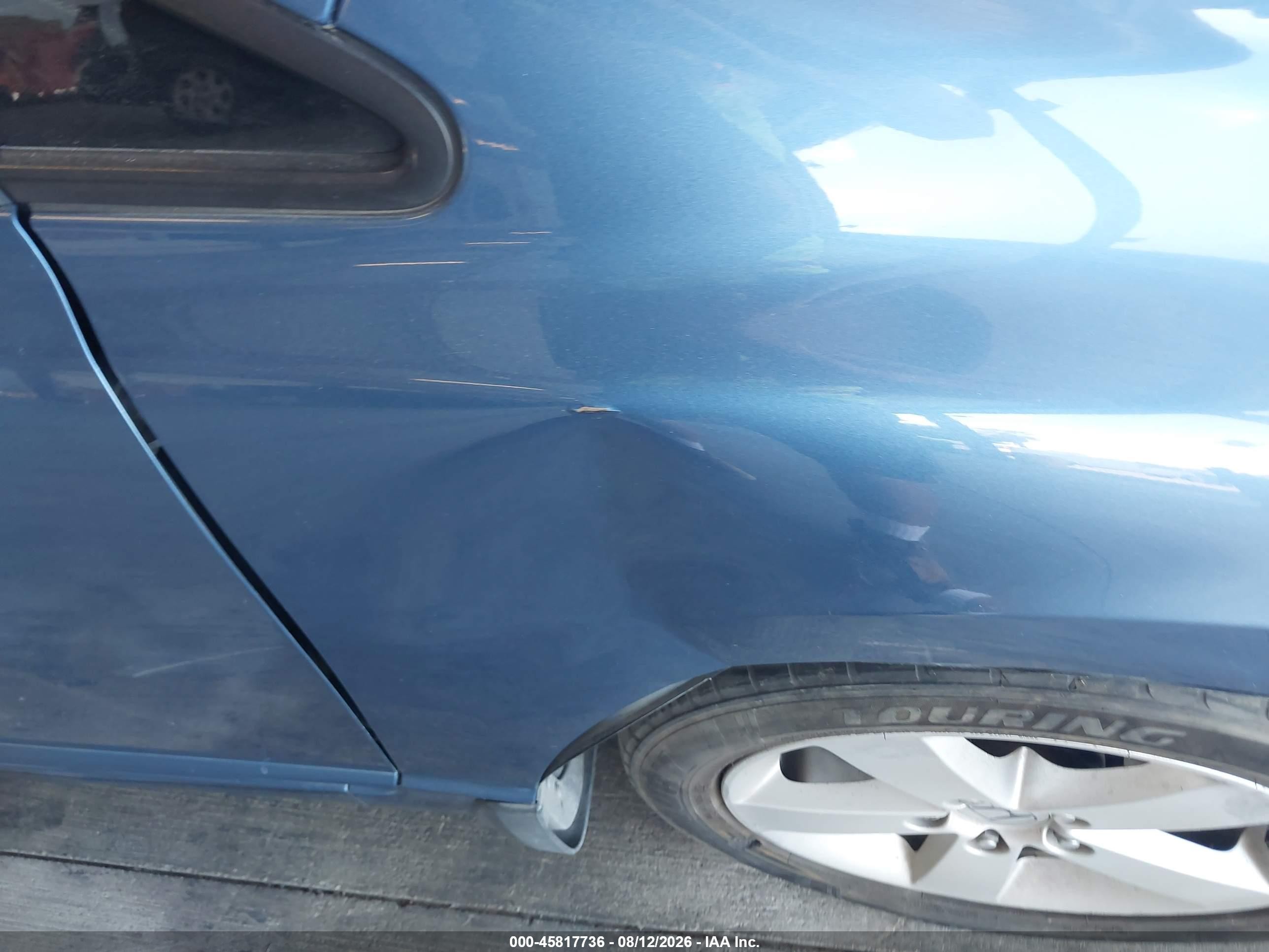 2008 Honda Civic Ex-l Blue vin: 1HGFA16938L119580