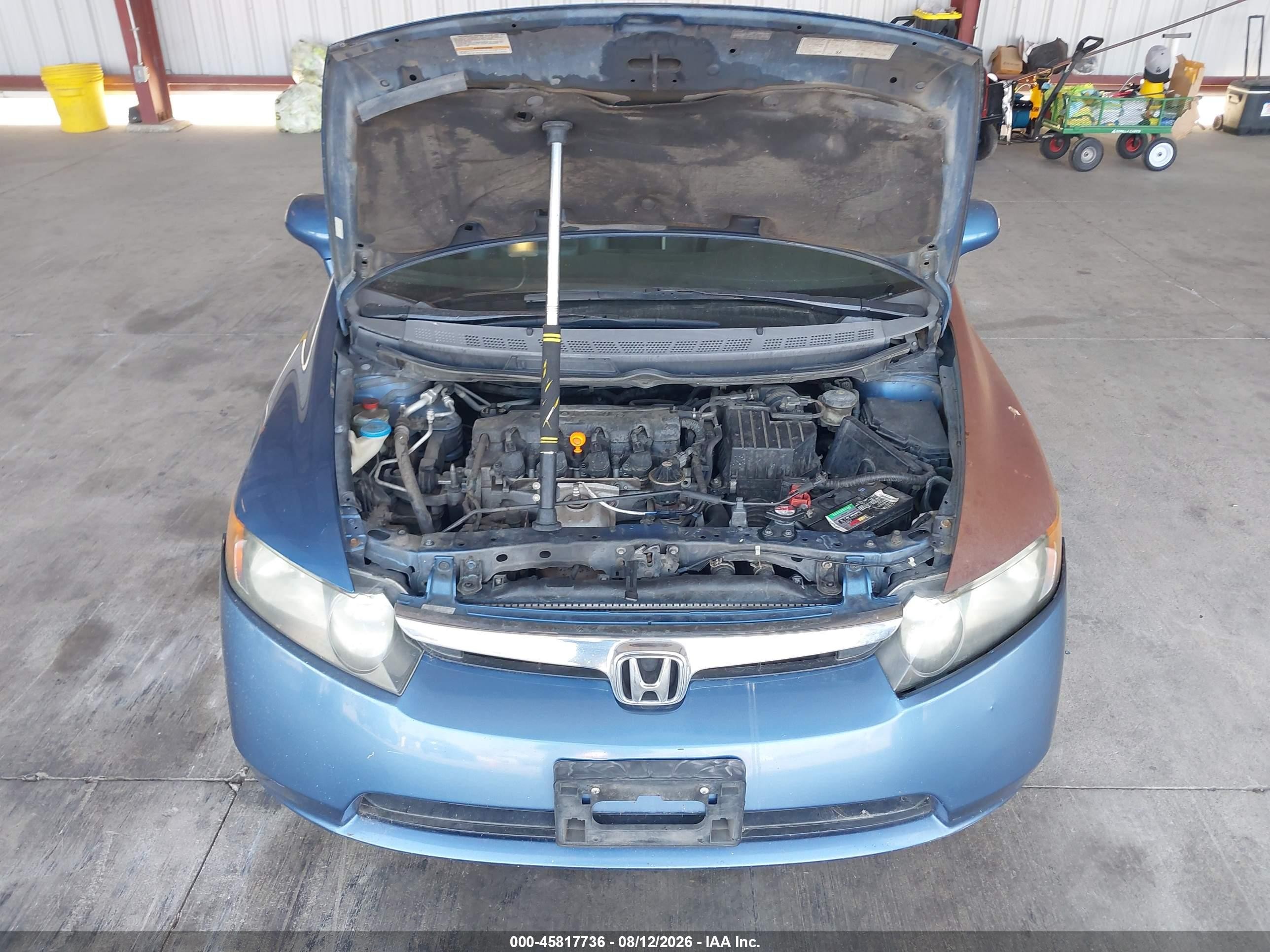 2008 Honda Civic Ex-l Blue vin: 1HGFA16938L119580