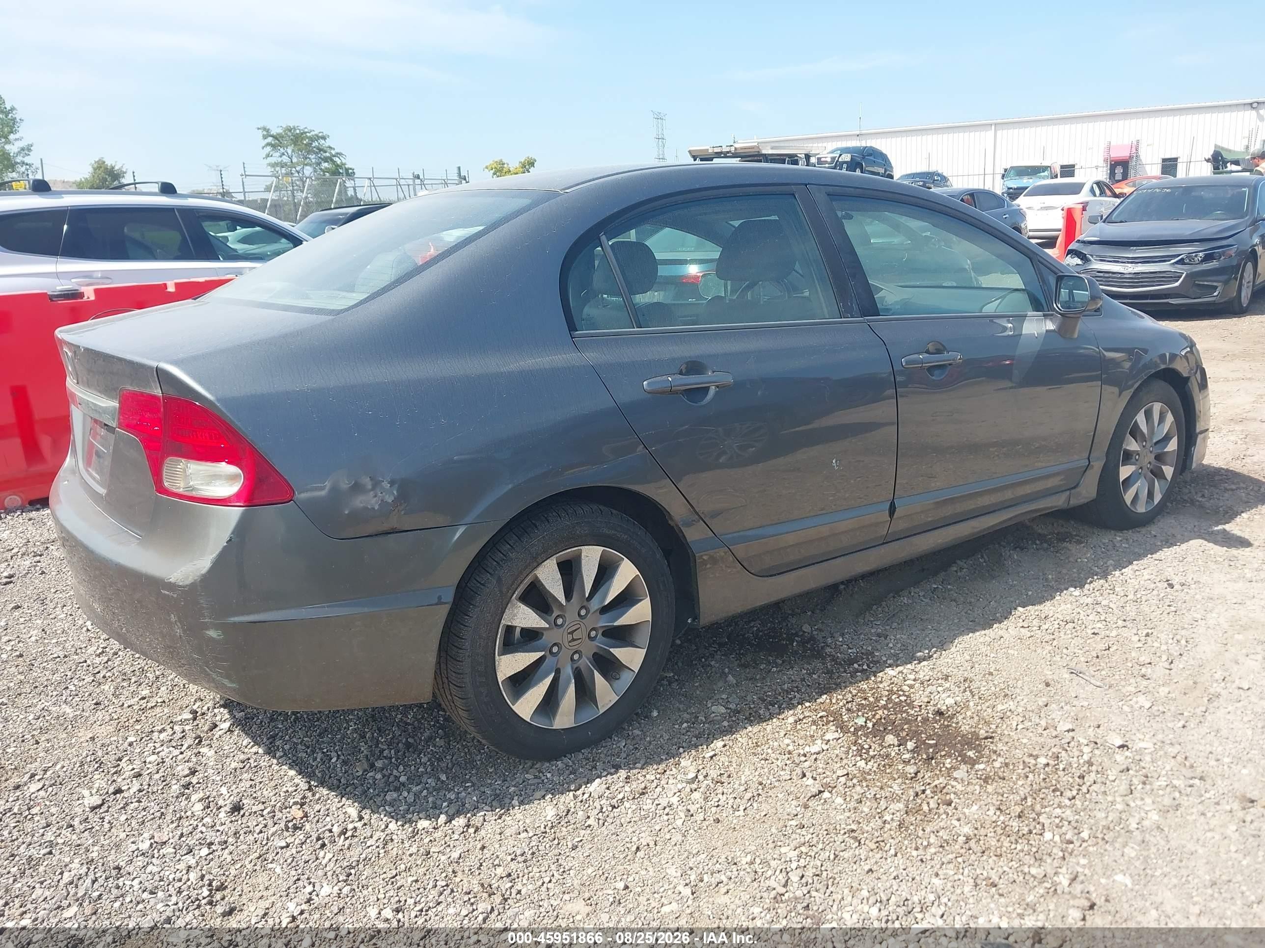 2009 Honda Civic Ex-l Серый vin: 1HGFA16939L015978