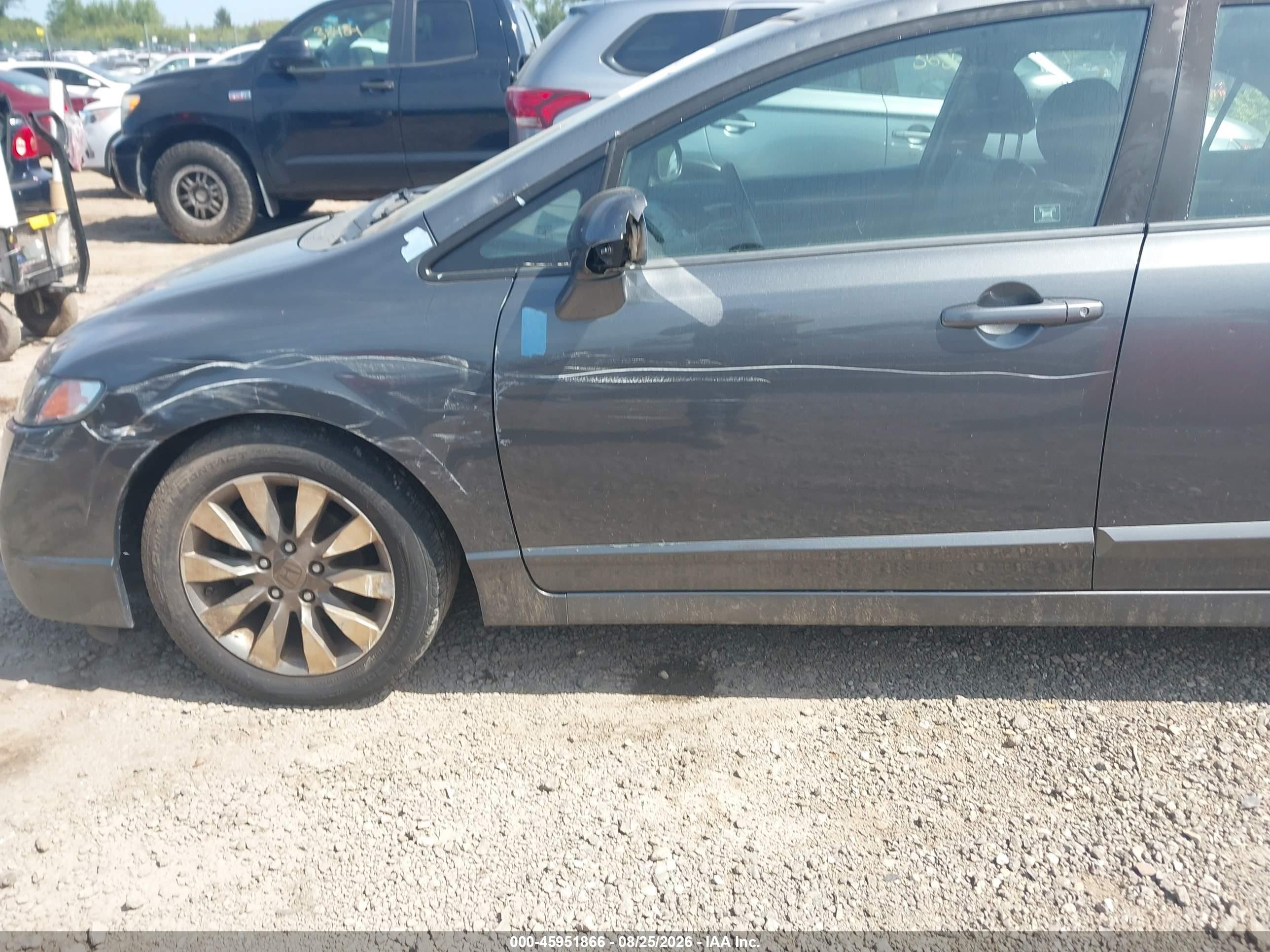 2009 Honda Civic Ex-l Серый vin: 1HGFA16939L015978