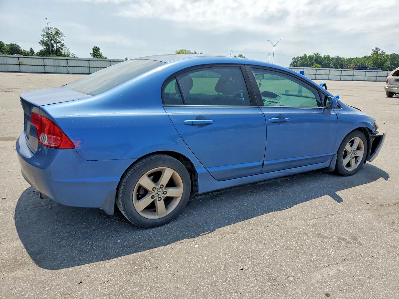 2008 Honda Civic Exl Синий vin: 1HGFA16948L021688