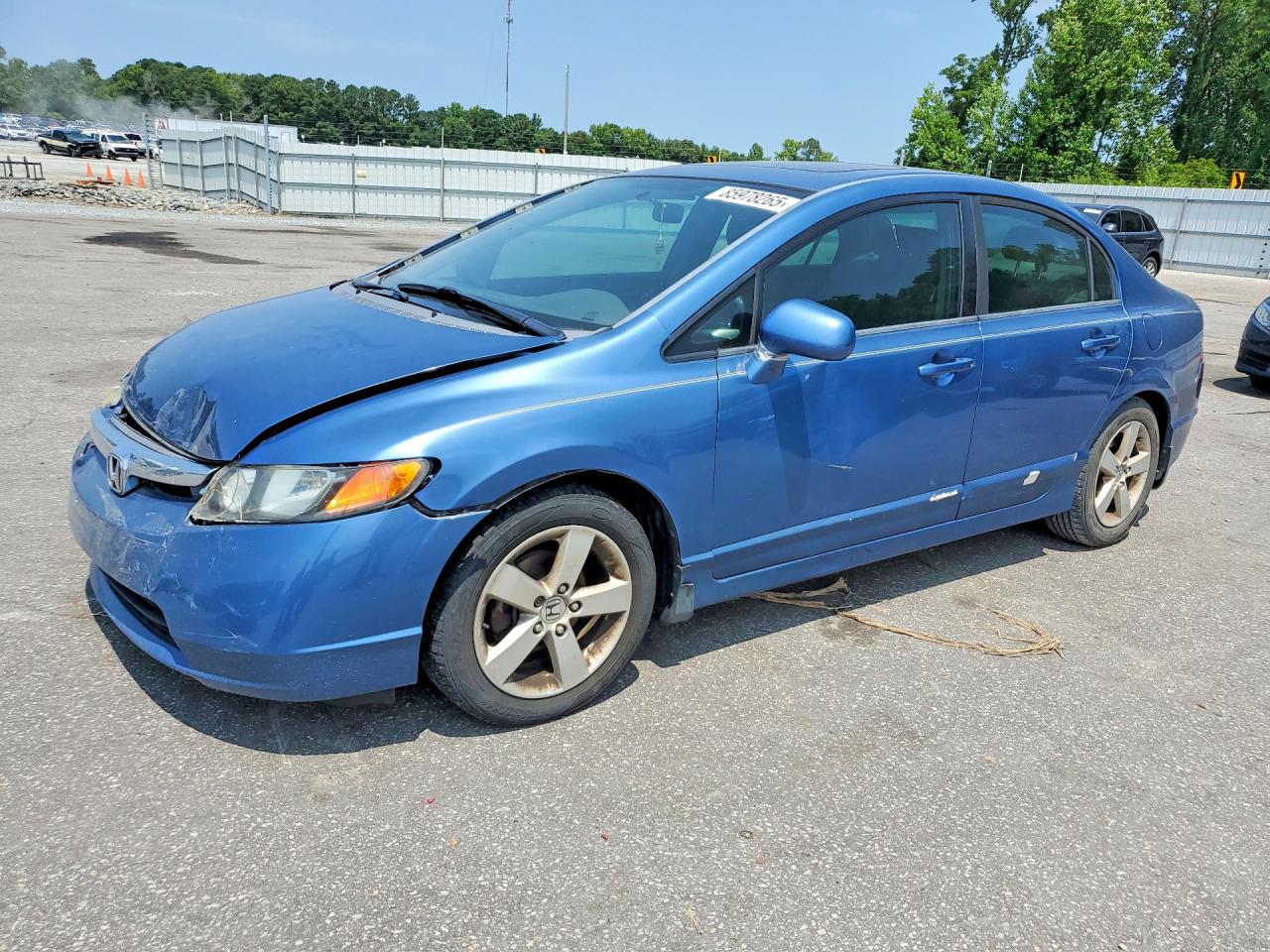 2008 Honda Civic Exl Blue vin: 1HGFA16948L021688