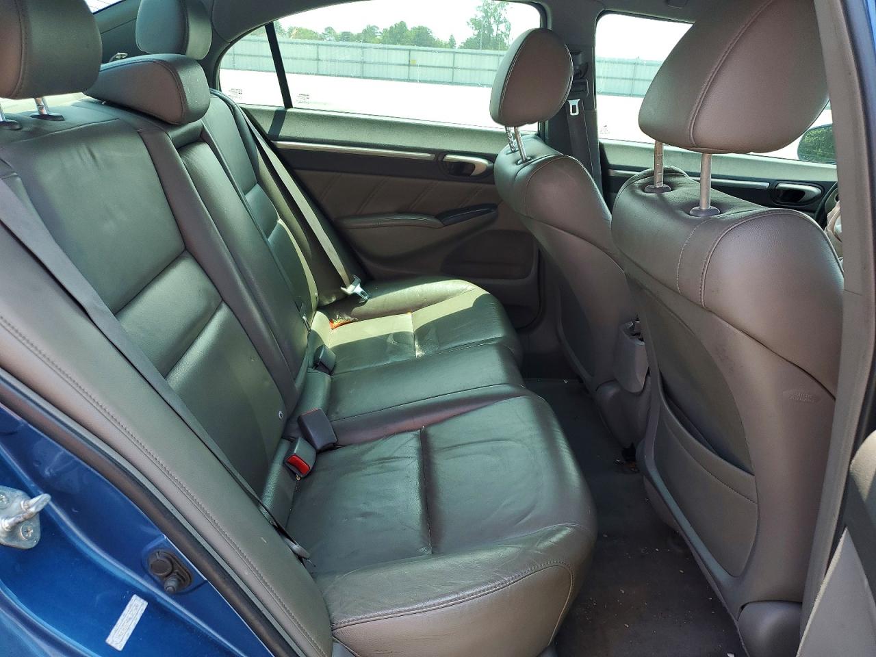 2008 Honda Civic Exl Синий vin: 1HGFA16948L021688