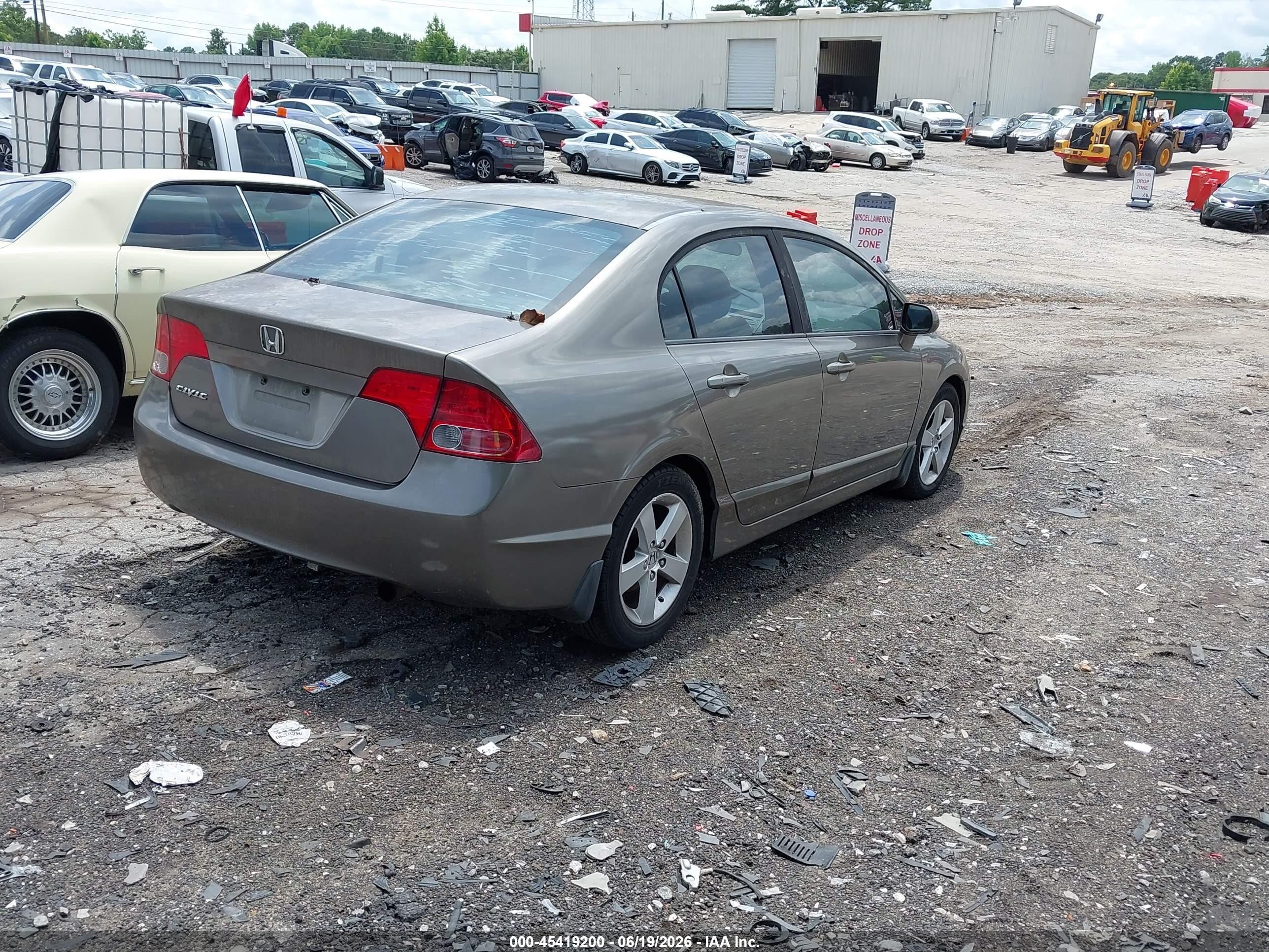 2008 Honda Civic Ex-l Beige vin: 1HGFA16948L026535