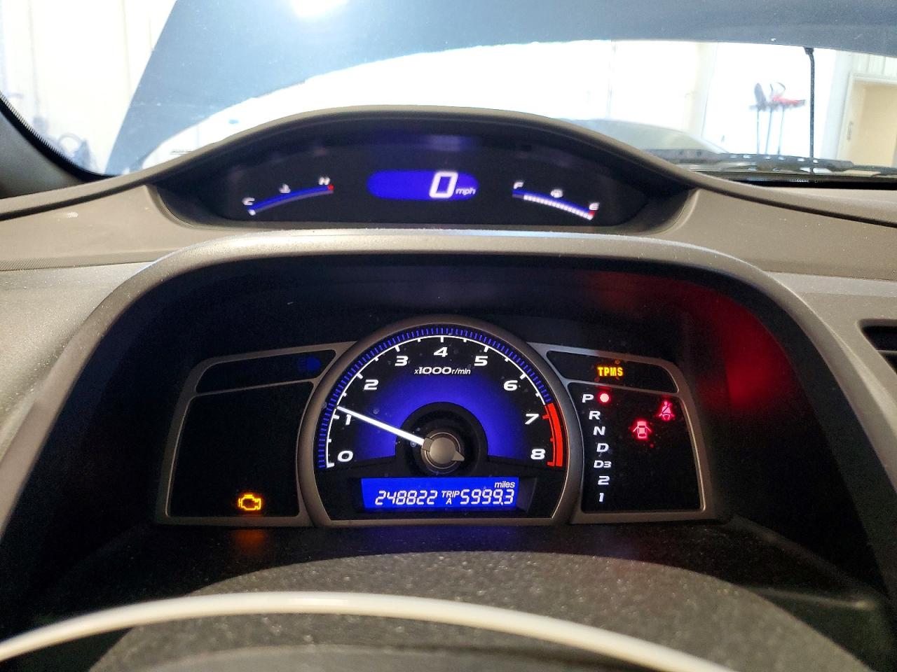 2008 Honda Civic Exl Blue vin: 1HGFA16958L102554