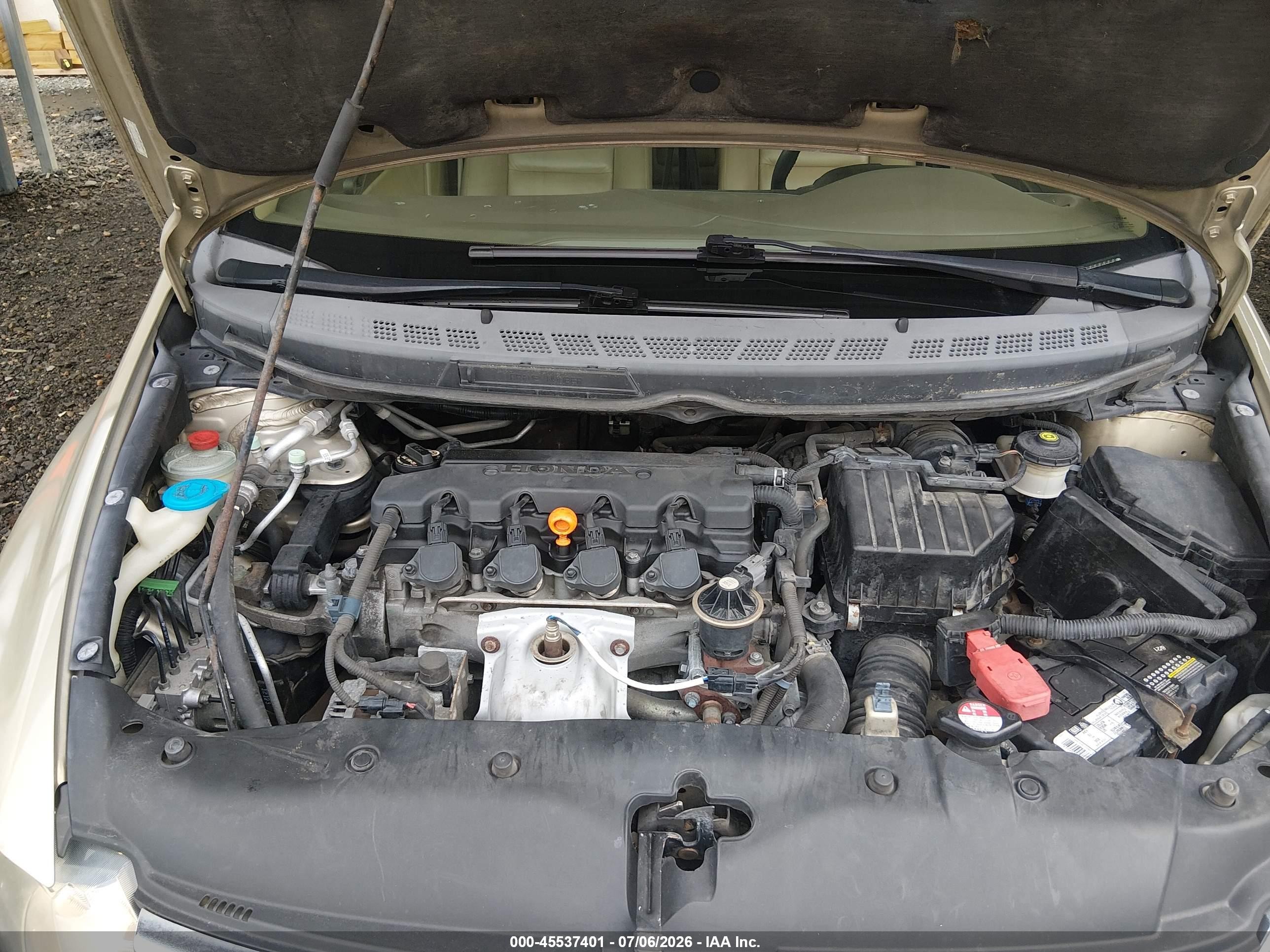 2008 Honda Civic Ex-l Золотой vin: 1HGFA16968L042932