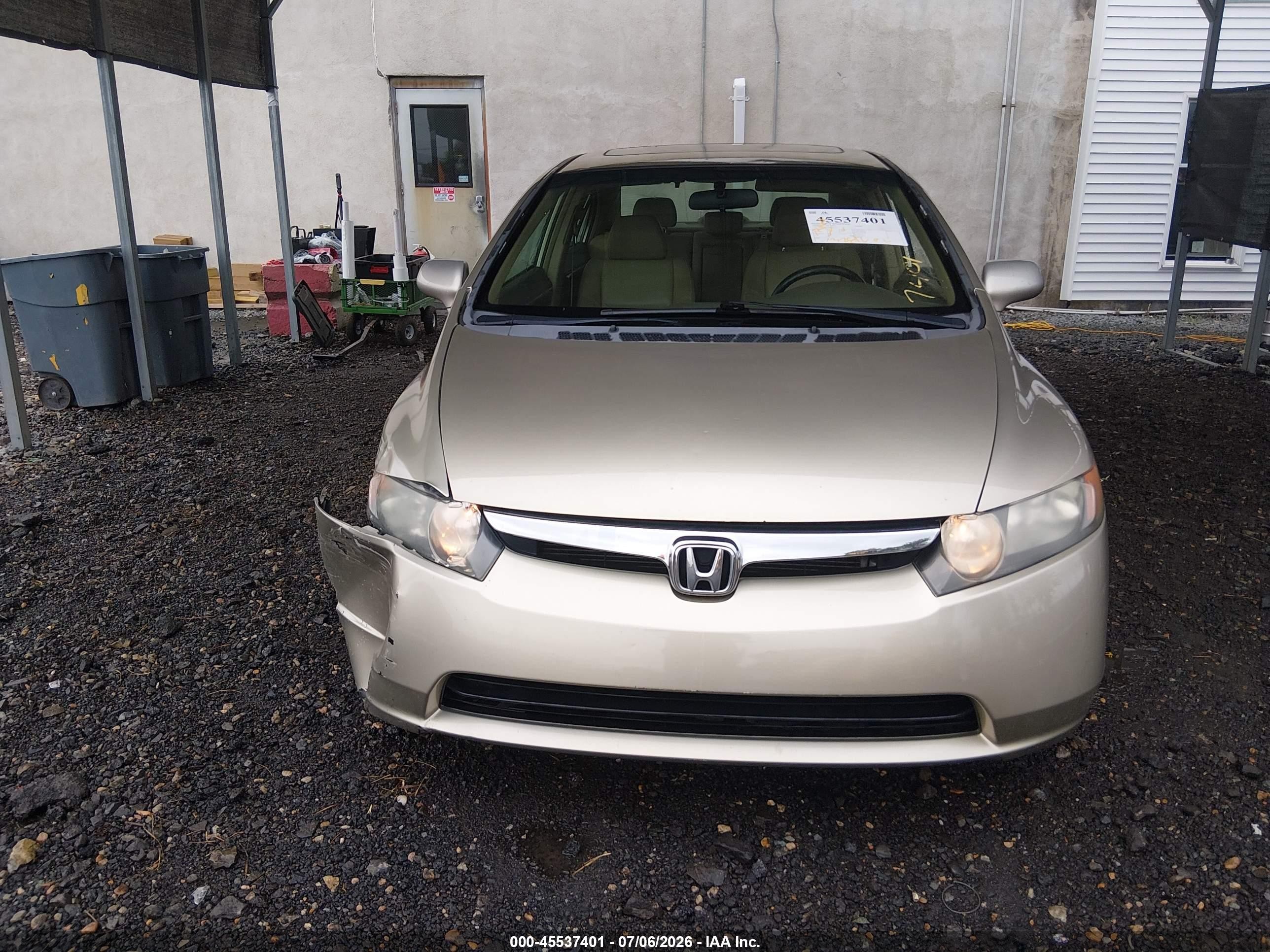 2008 Honda Civic Ex-l Золотой vin: 1HGFA16968L042932