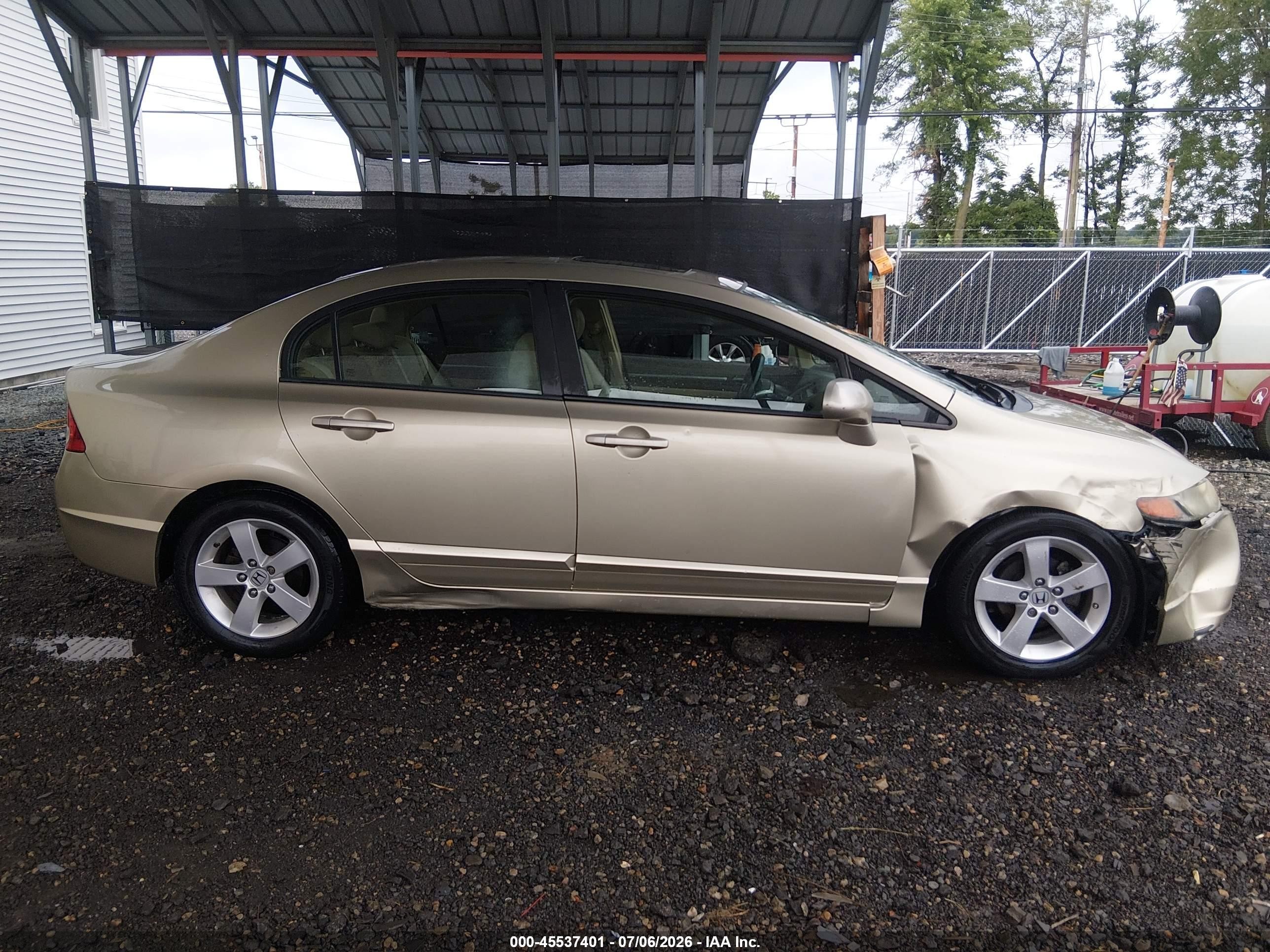 2008 Honda Civic Ex-l Золотой vin: 1HGFA16968L042932