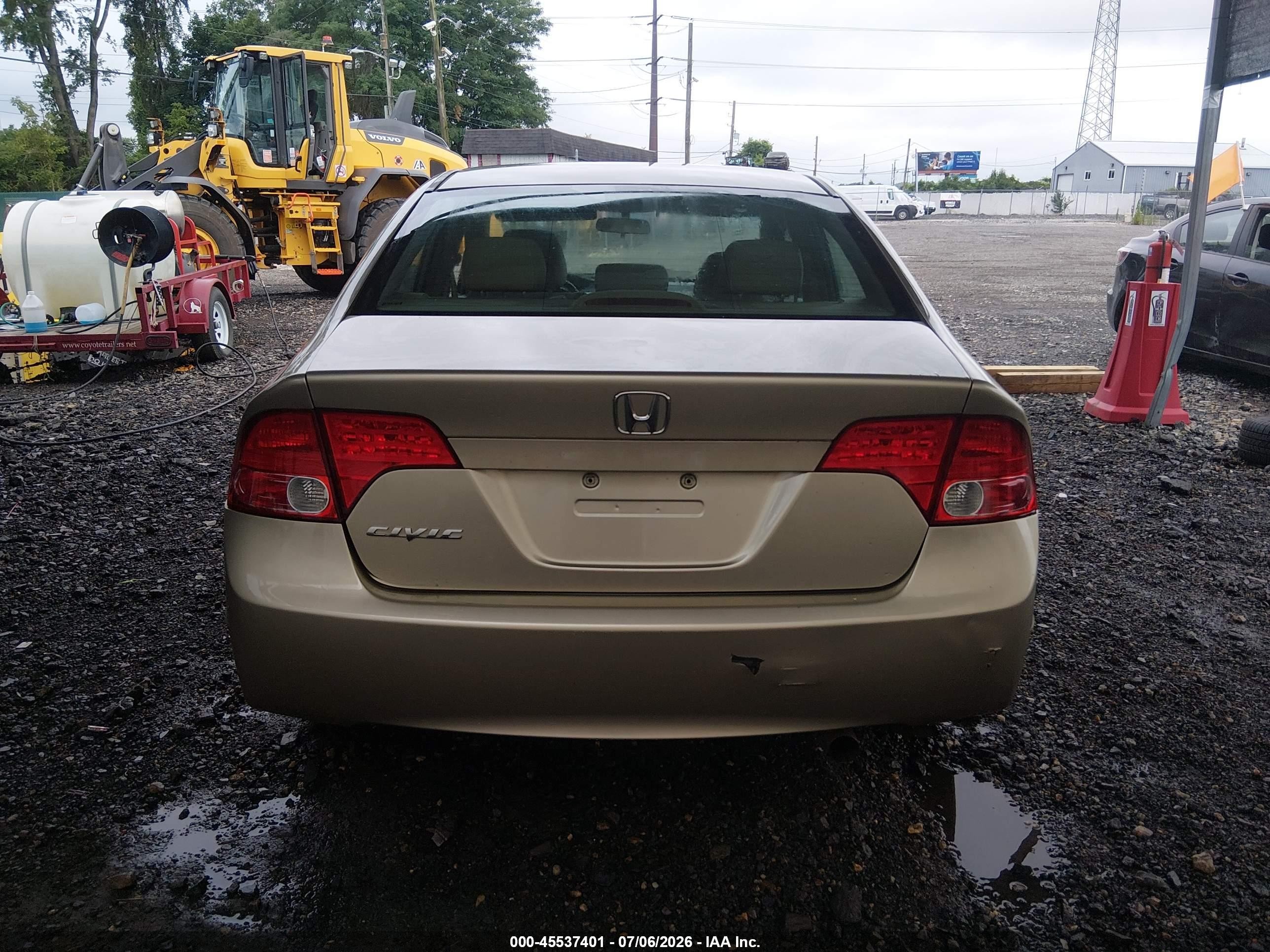 2008 Honda Civic Ex-l Золотой vin: 1HGFA16968L042932