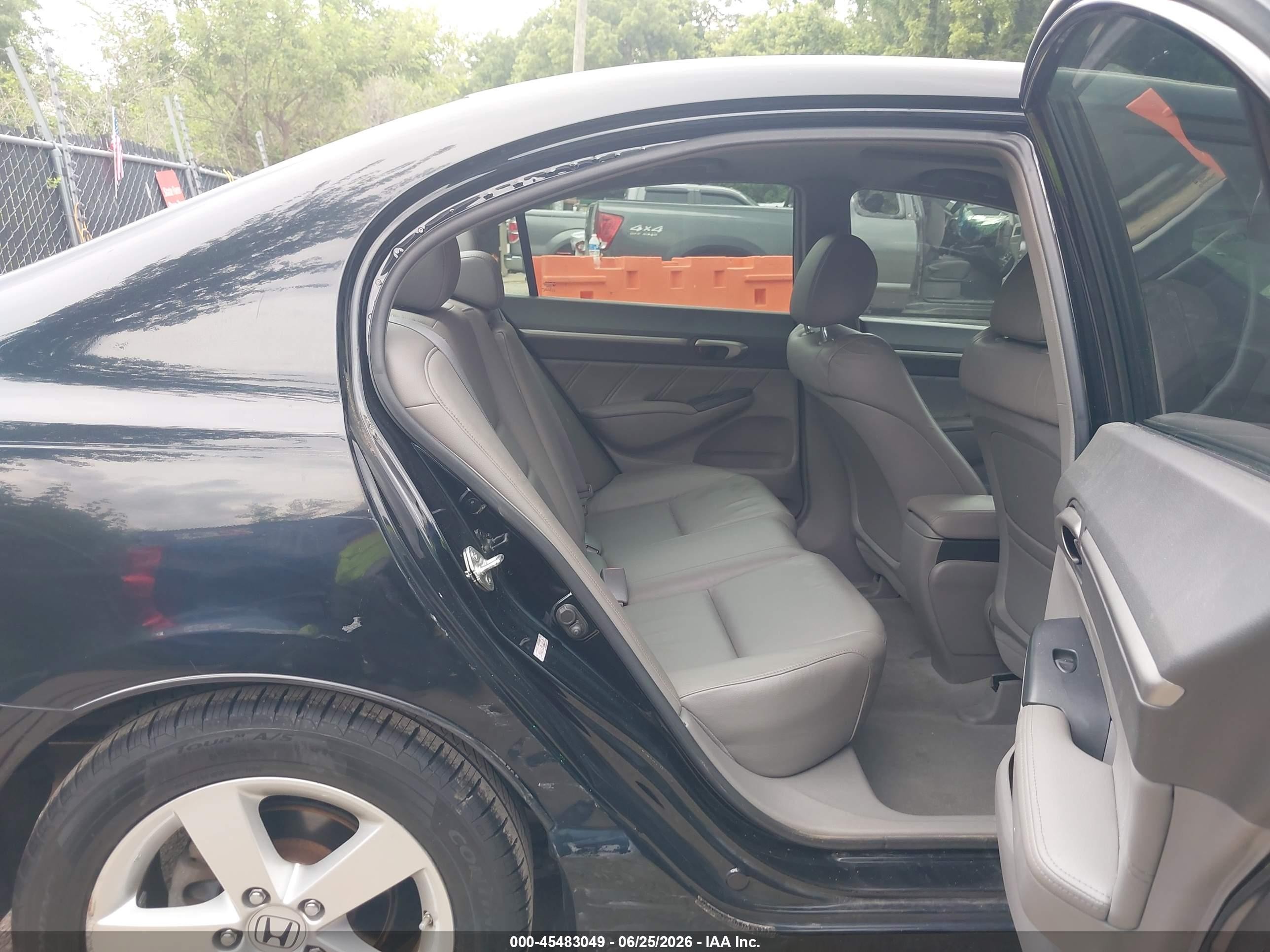 2008 Honda Civic Ex-l Black vin: 1HGFA16978L022625