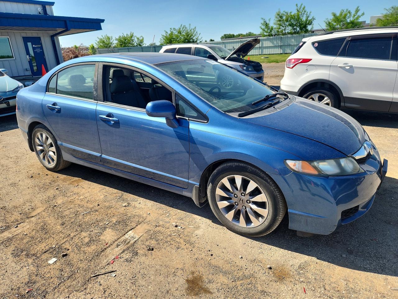 2009 Honda Civic Exl Blue vin: 1HGFA16979L010038
