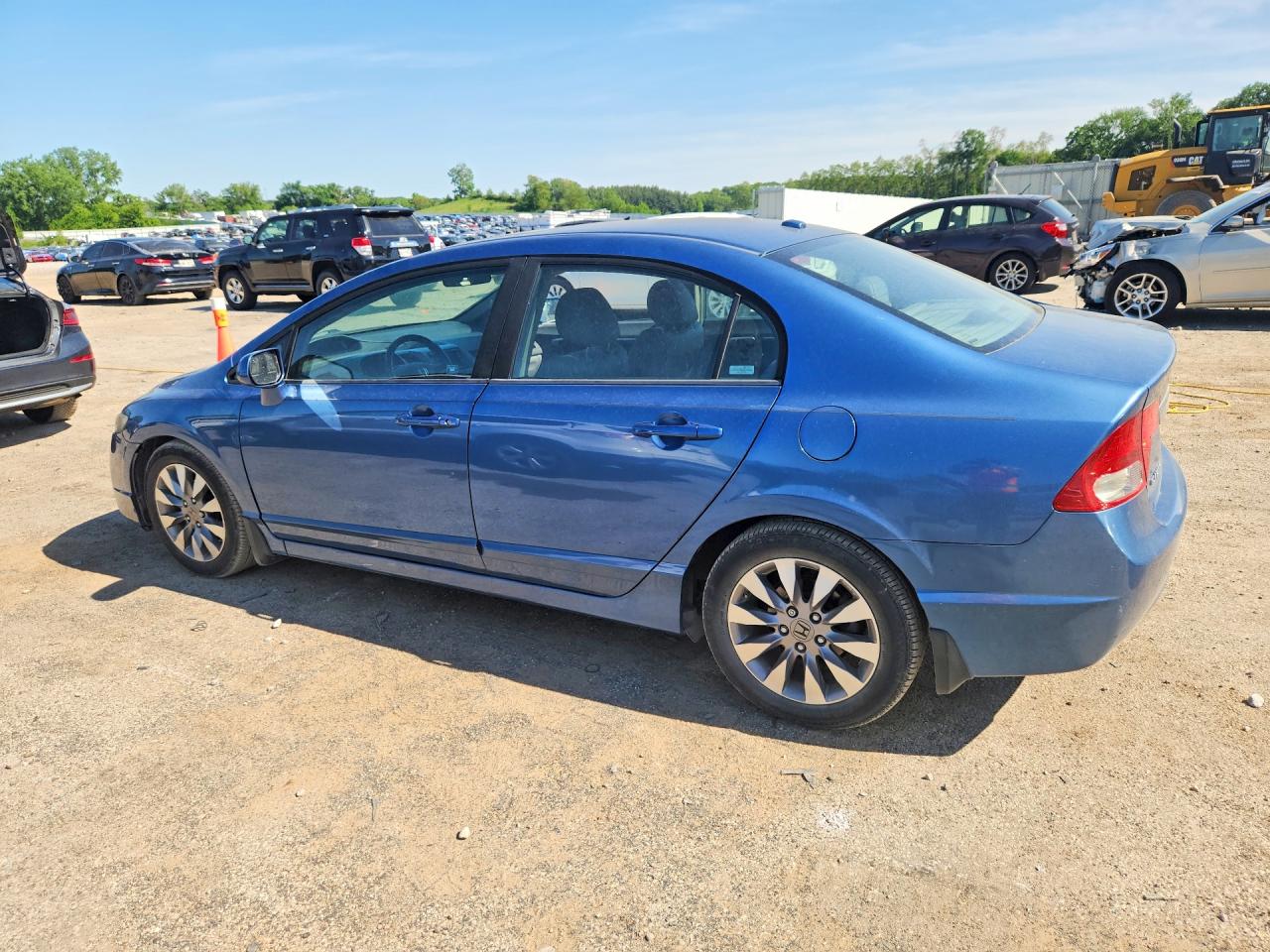 2009 Honda Civic Exl Blue vin: 1HGFA16979L010038