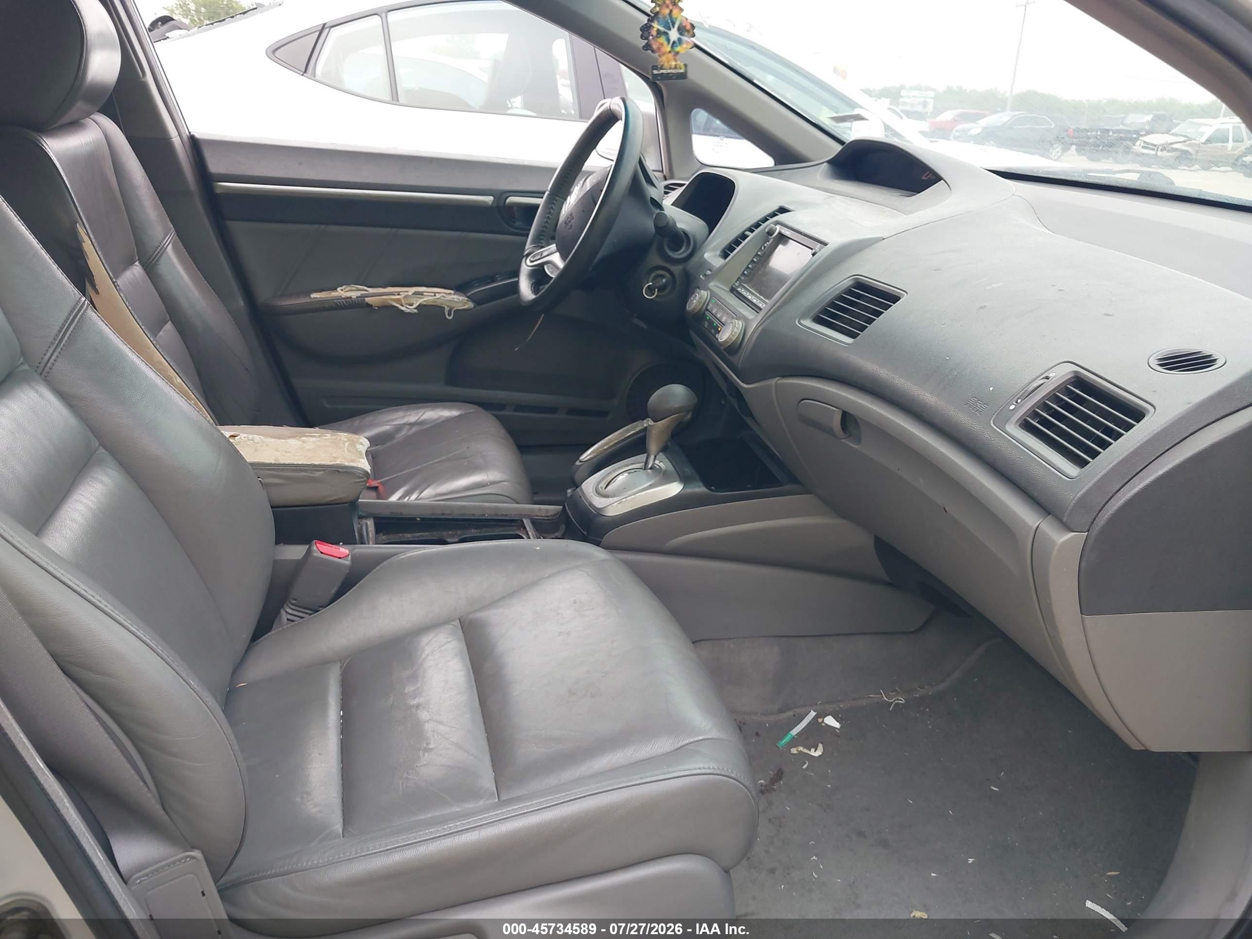2009 Honda Civic Ex-l Серебряный vin: 1HGFA16979L016356