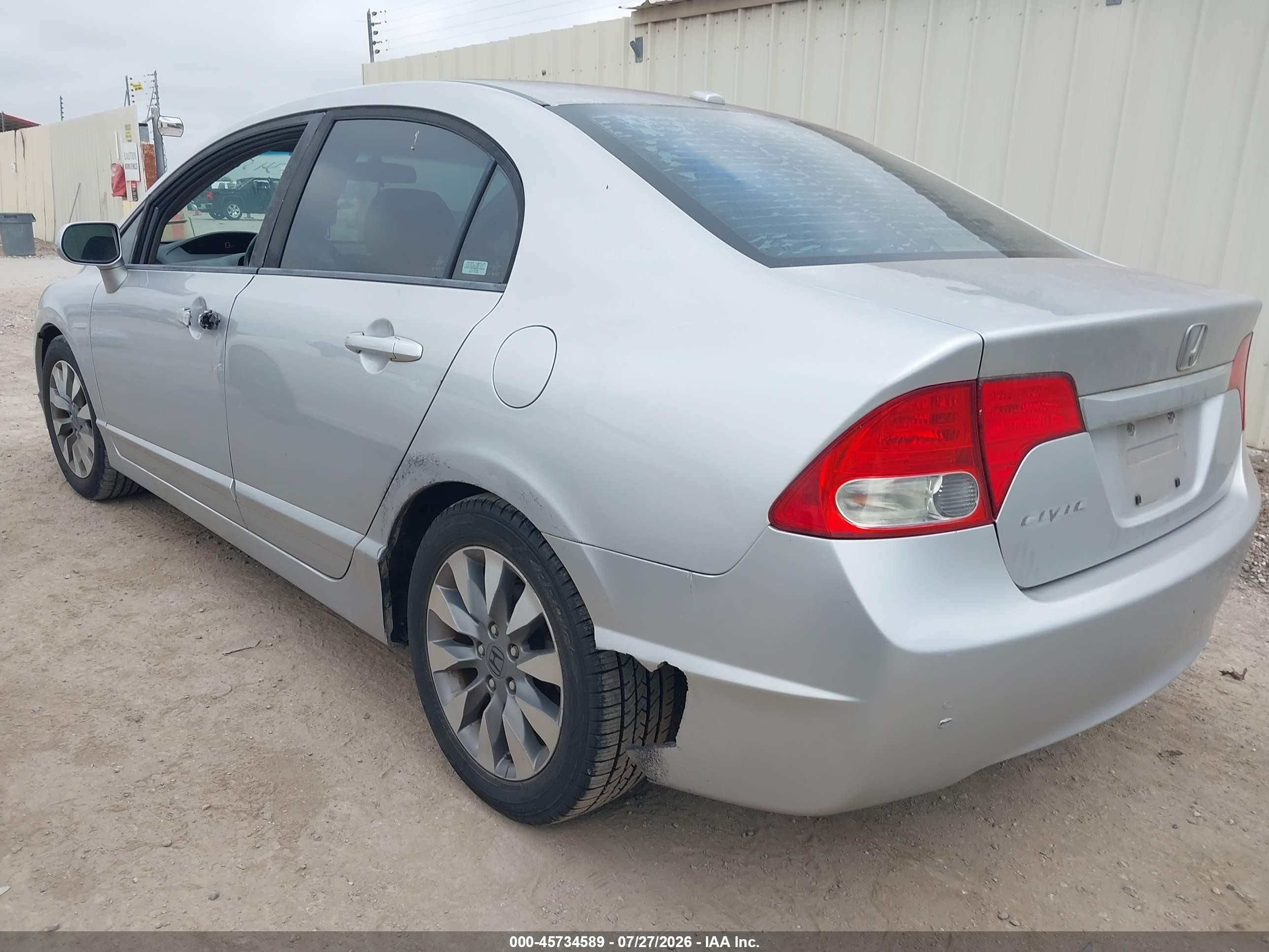 2009 Honda Civic Ex-l Серебряный vin: 1HGFA16979L016356