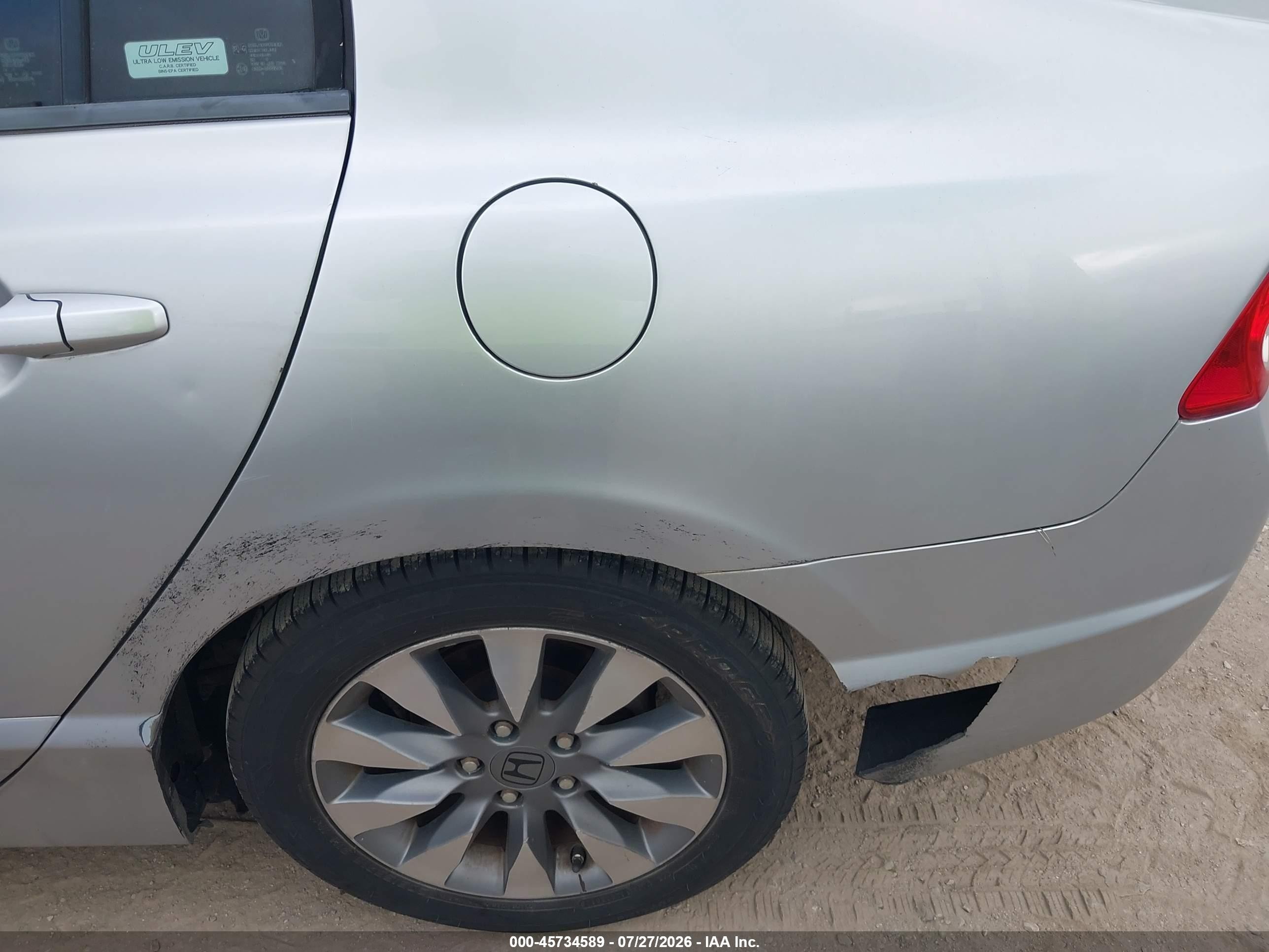 2009 Honda Civic Ex-l Серебряный vin: 1HGFA16979L016356