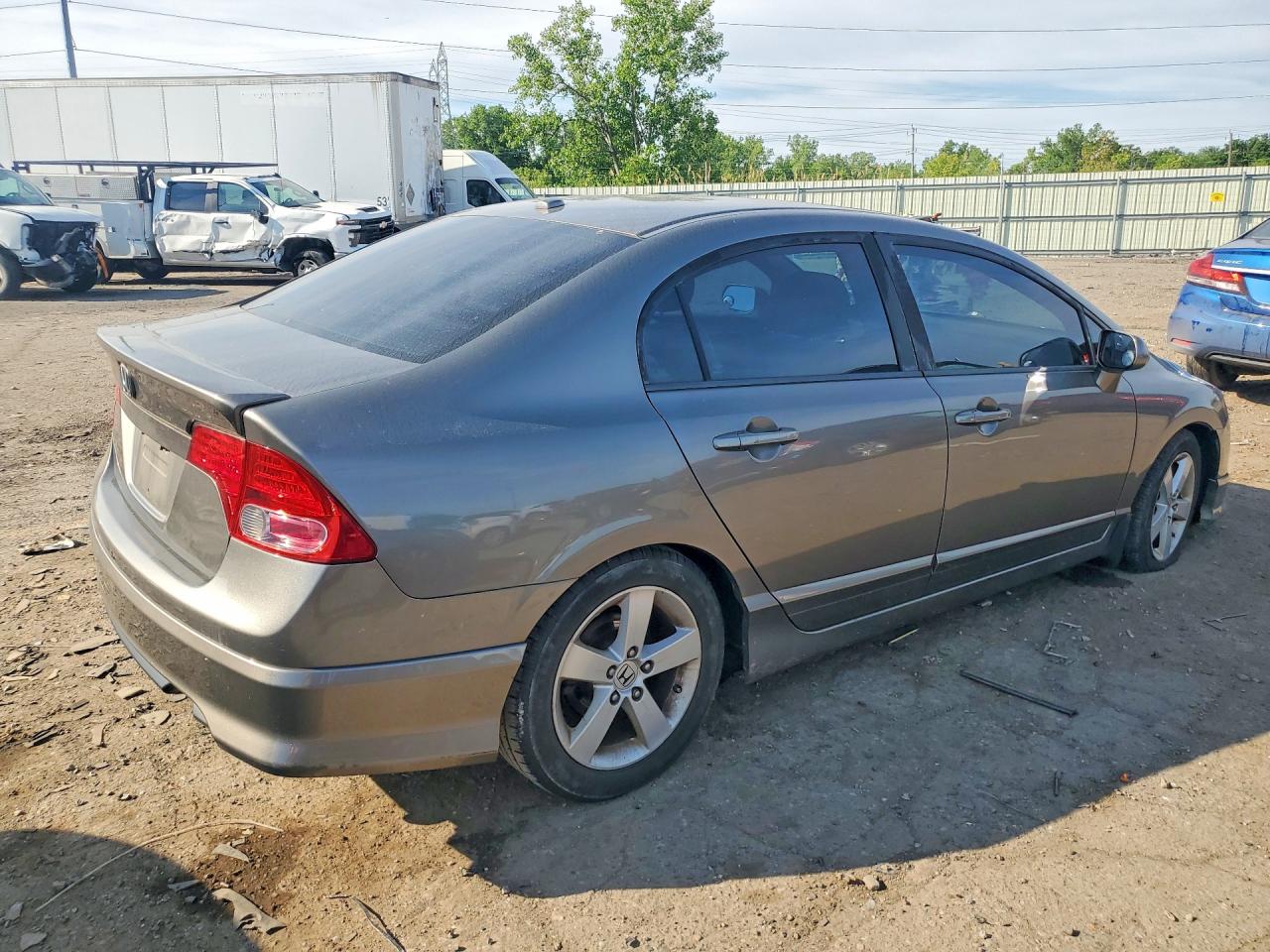 2008 Honda Civic Exl Серый vin: 1HGFA16998L011819