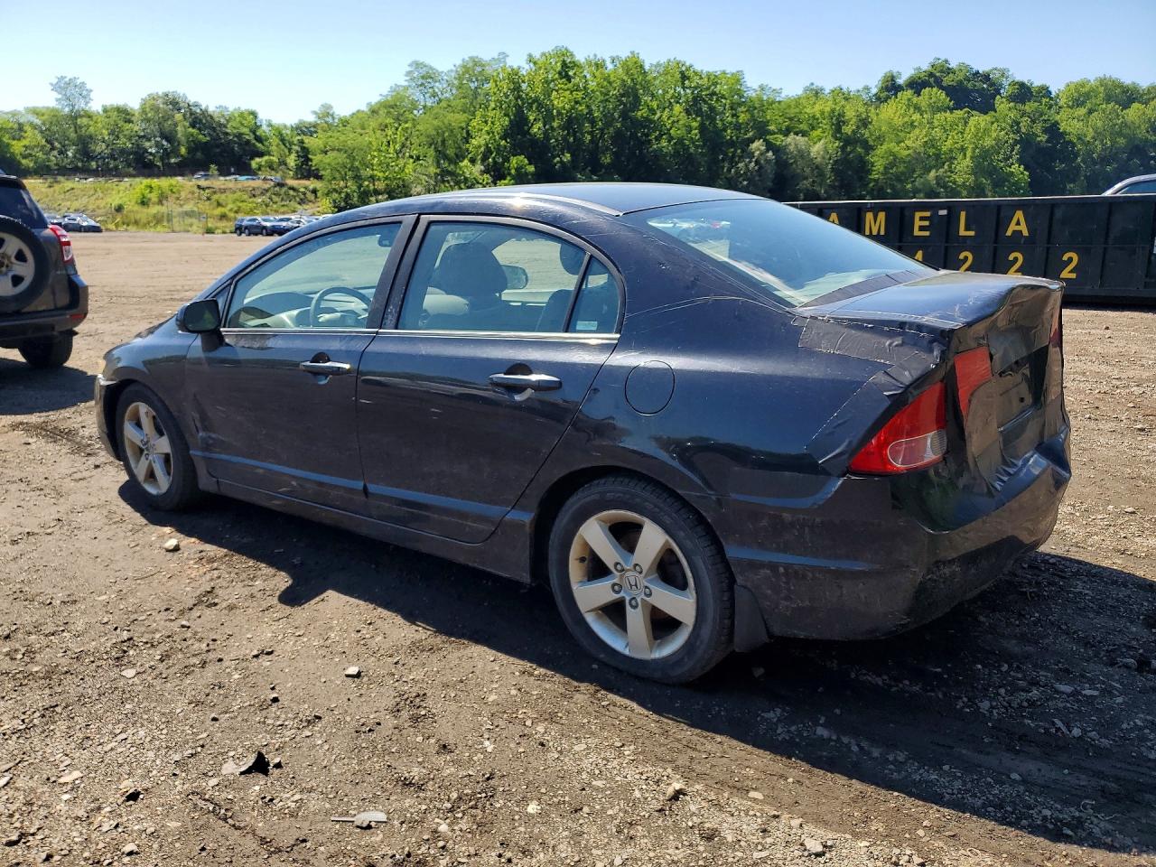 2008 Honda Civic Exl Black vin: 1HGFA16998L054282