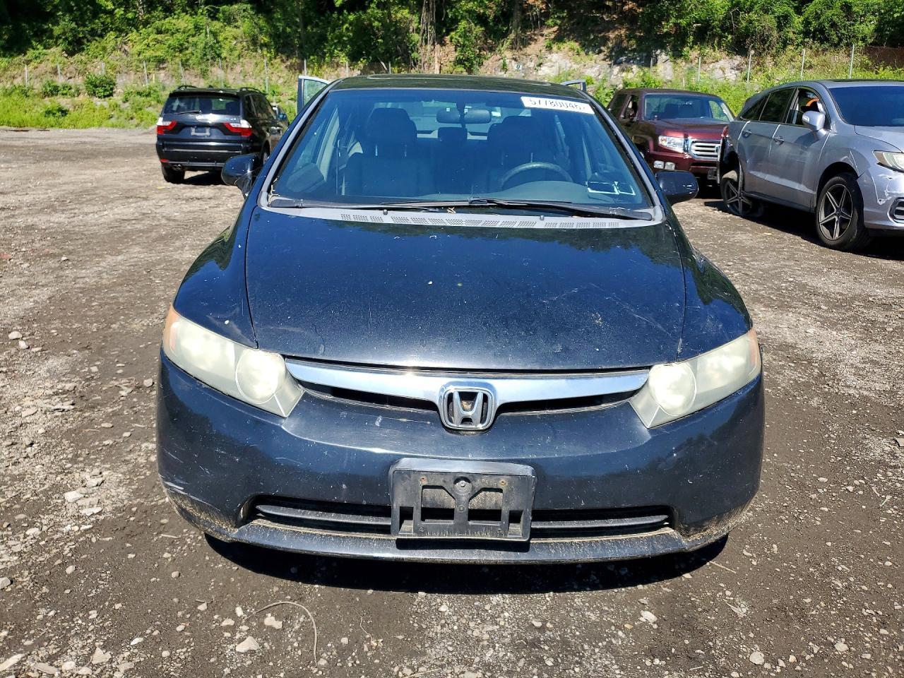 2008 Honda Civic Exl Black vin: 1HGFA16998L054282