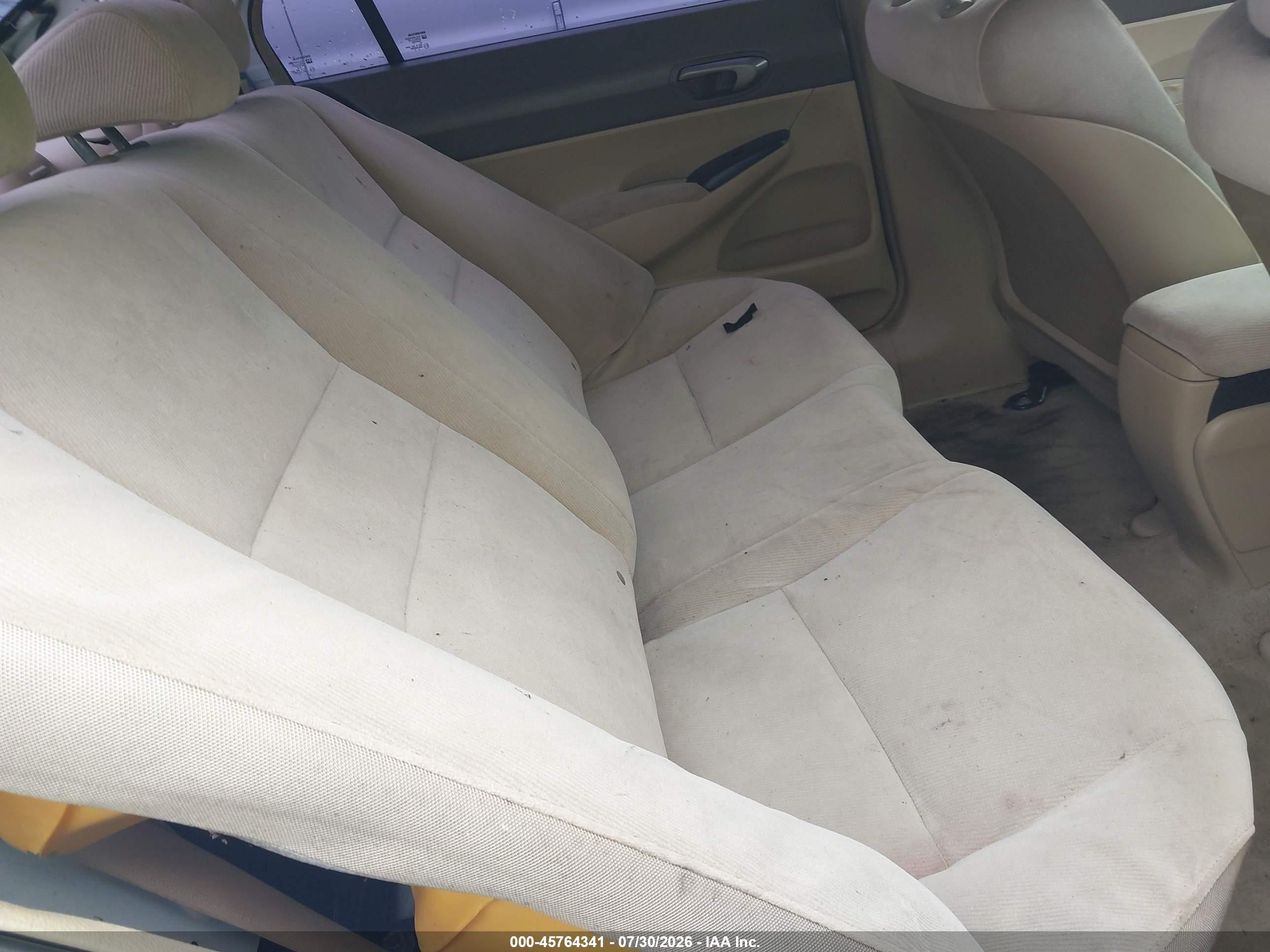 2007 Honda Civic Gx White vin: 1HGFA46517L000889