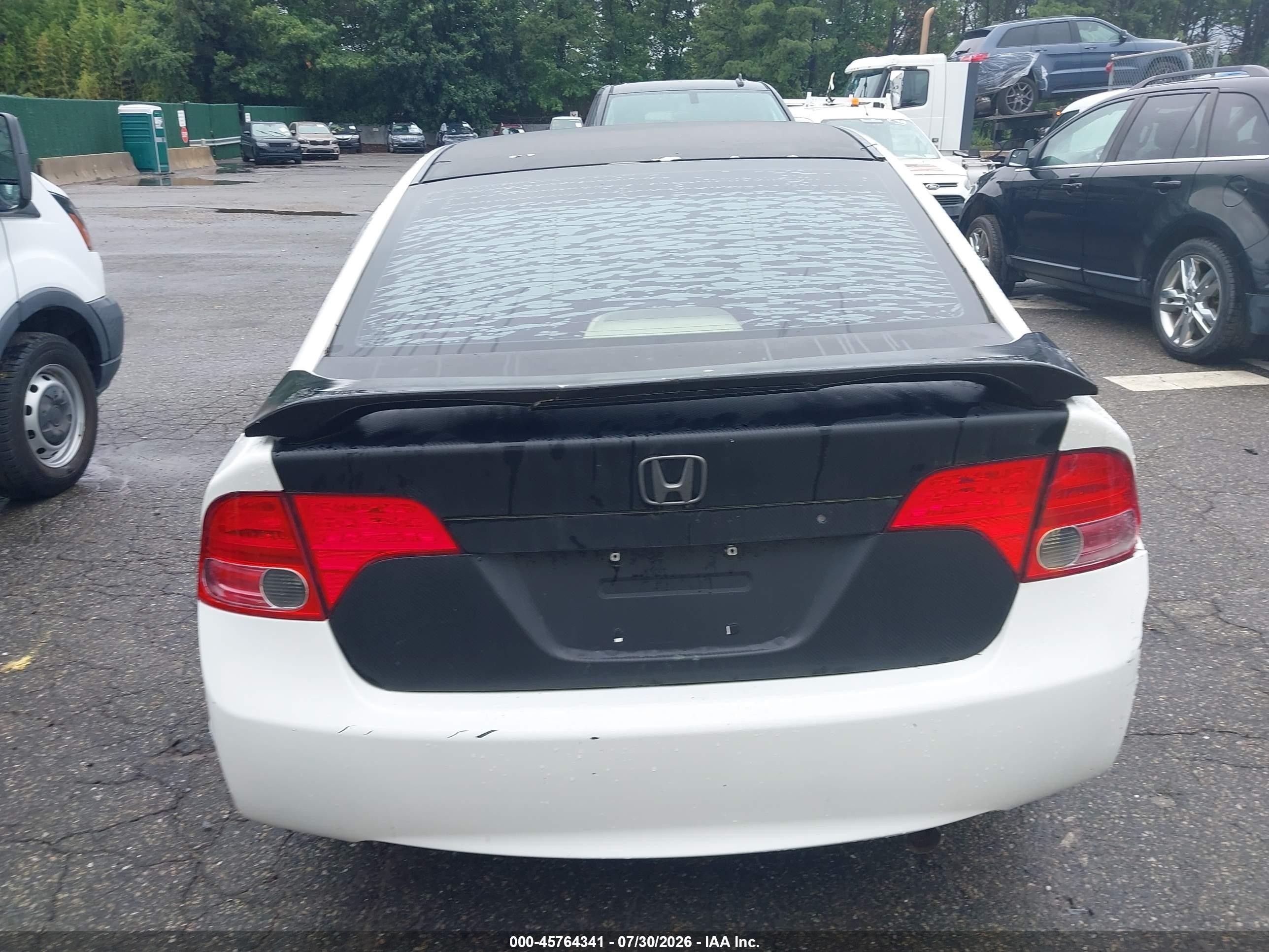 2007 Honda Civic Gx White vin: 1HGFA46517L000889