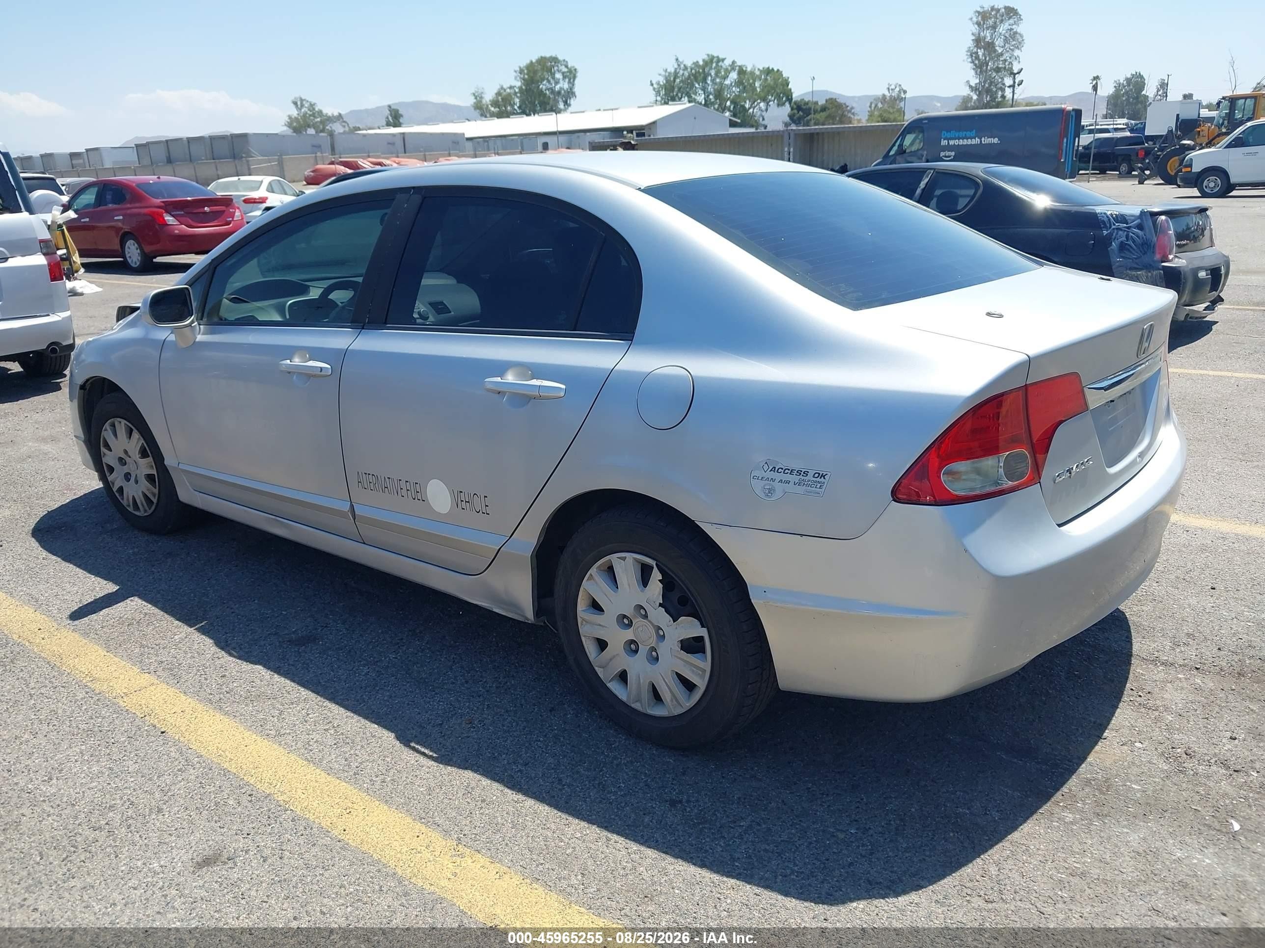 2009 Honda Civic Gx Silver vin: 1HGFA46519L000300